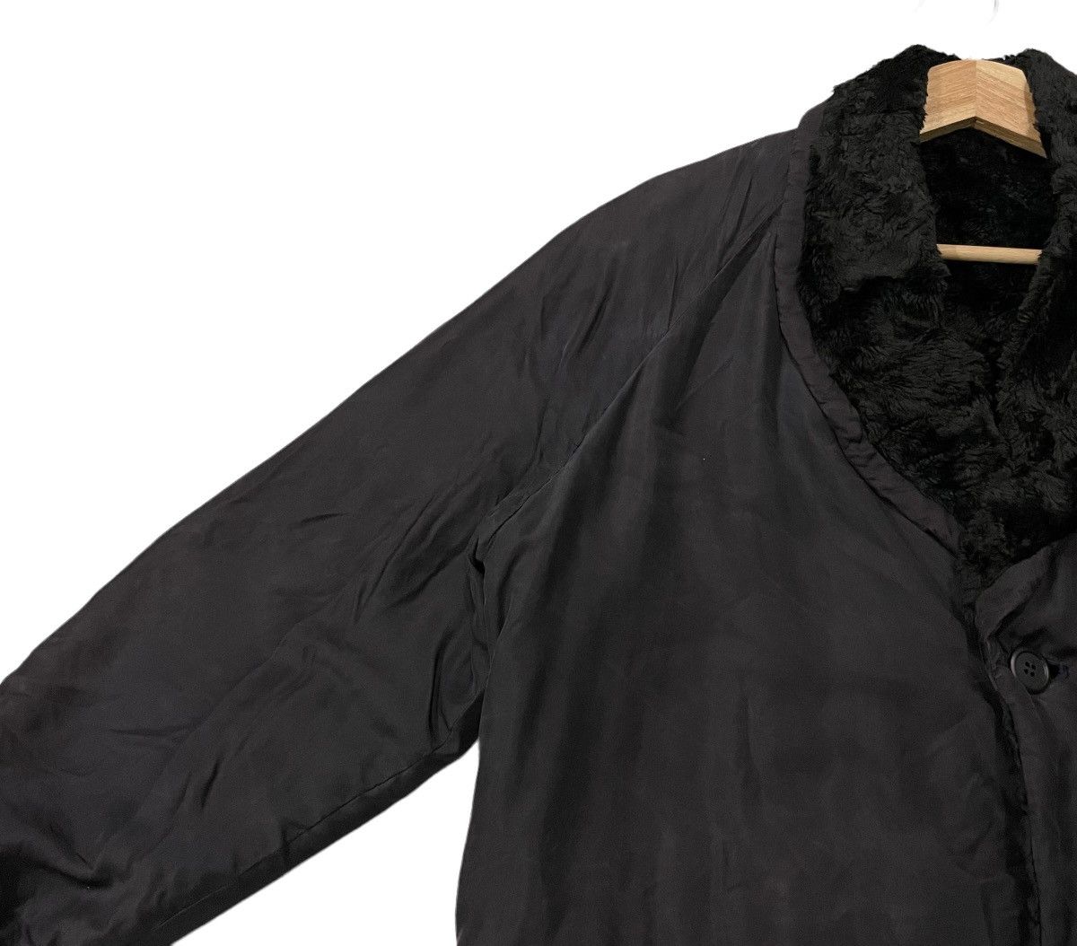 Yohji Yamamoto Vintage Y’s Bis Yohji Yamamoto Inner Fleece Overcoat Jacket Size XL / US 12-14 / IT 48-50 - 5 Thumbnail
