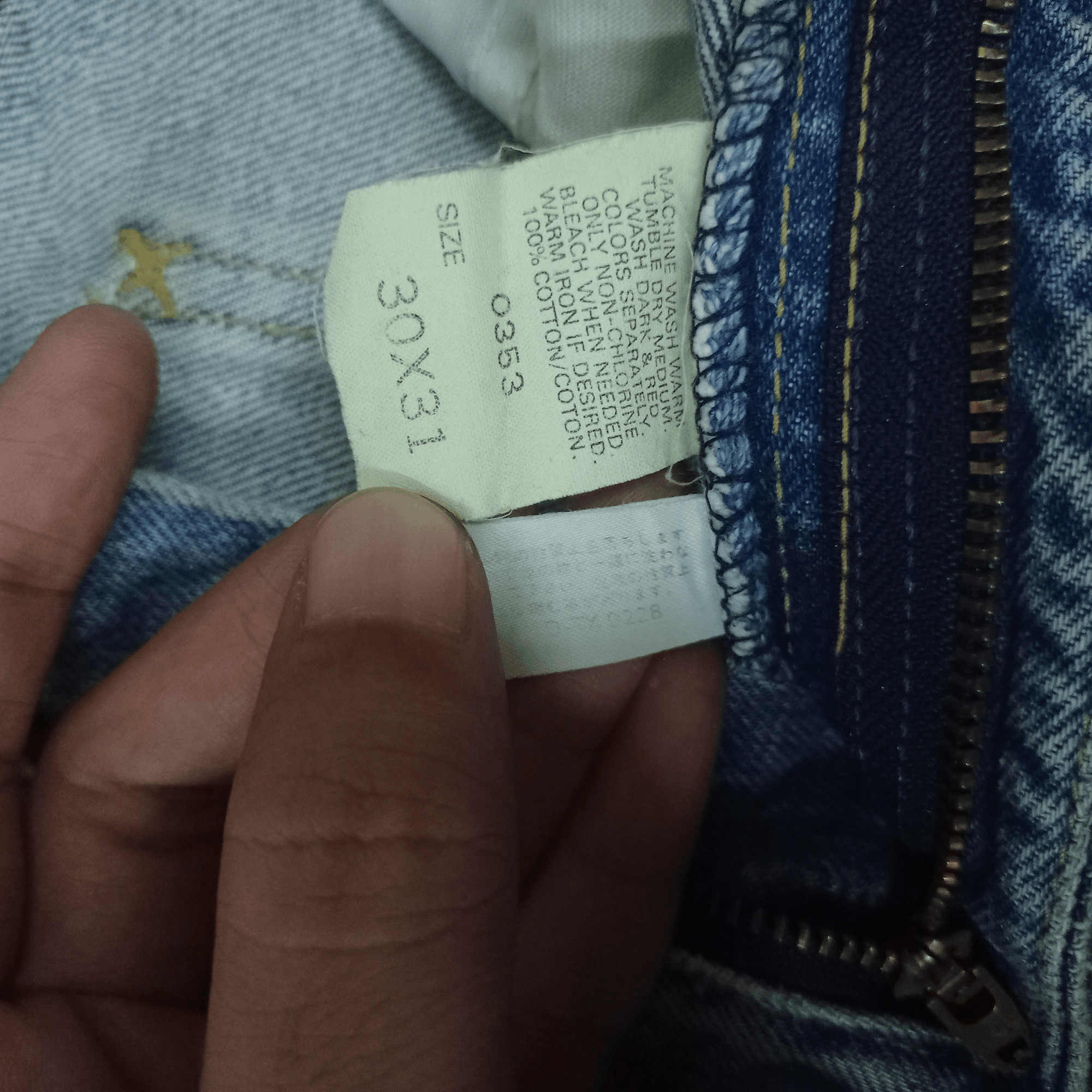 Lee Vintage Lee Riders Sanforized Faded Distressed Jeans 28x30 Size US 28 / EU 44 - 10 Thumbnail