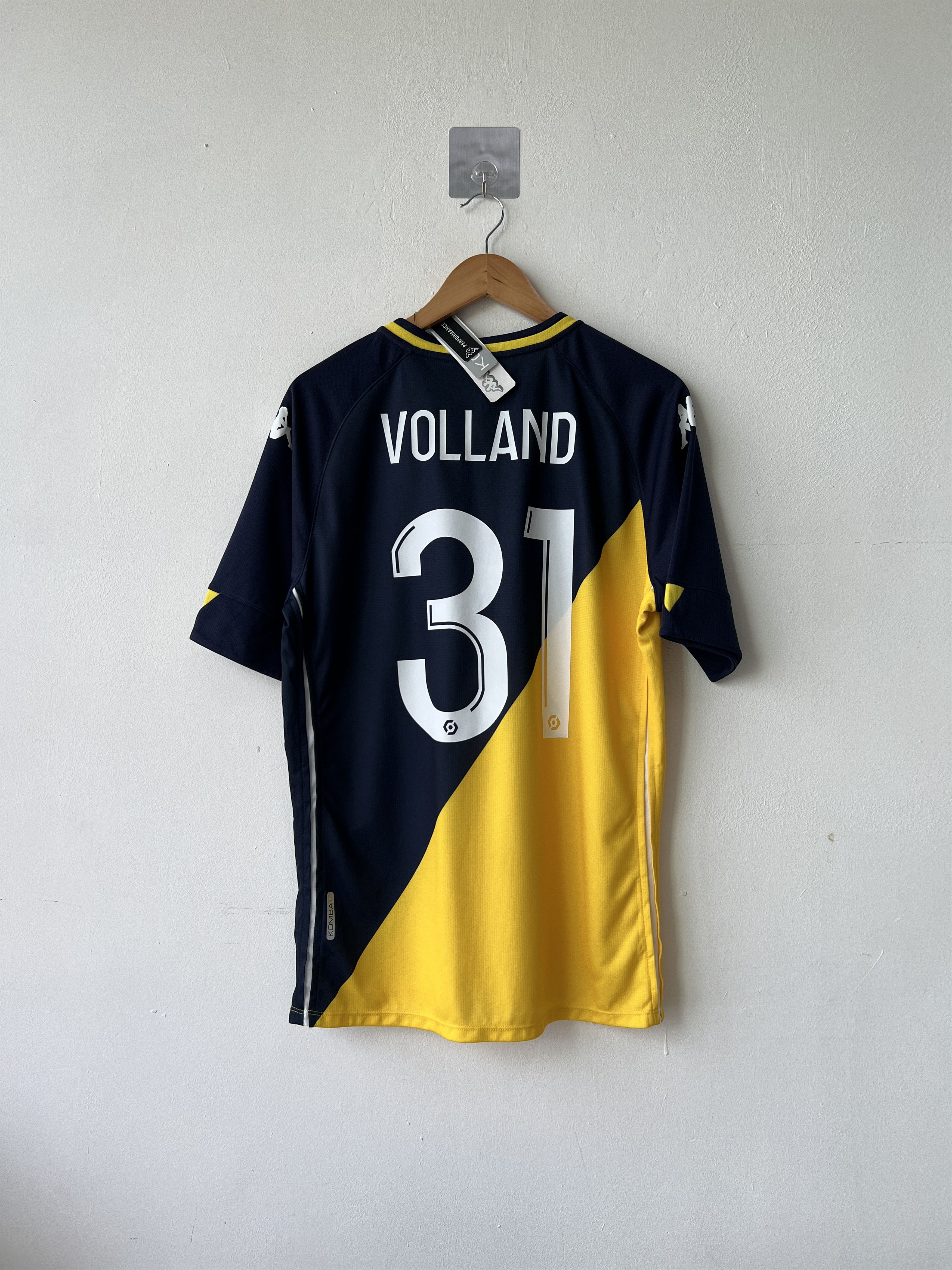 Kappa (XL fits L) AS Monaco 2020-21 Away Kit Volland #31 (NEW) Size US XL / EU 56 / 4 - 2 Thumbnail