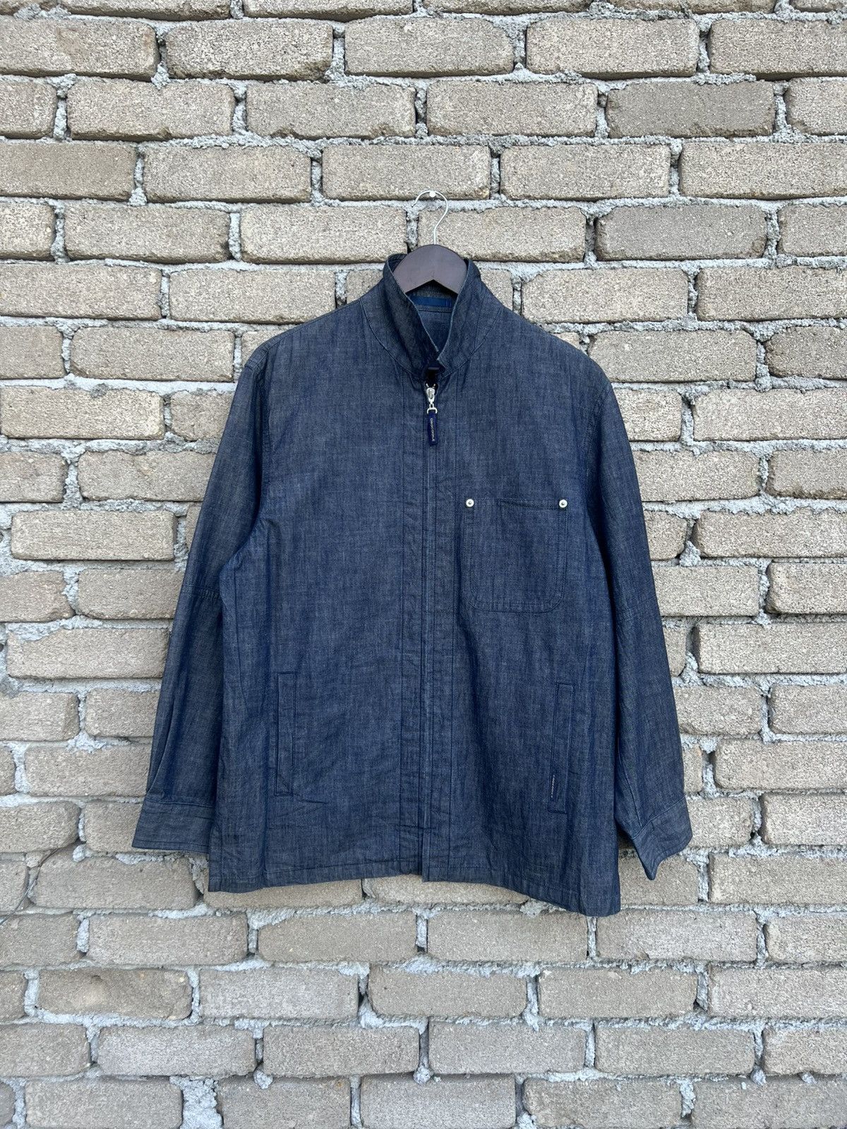 Japanese Brand Crocodile Zipper Jacket Casual Size US L / EU 52-54 / 3 - 2 Thumbnail