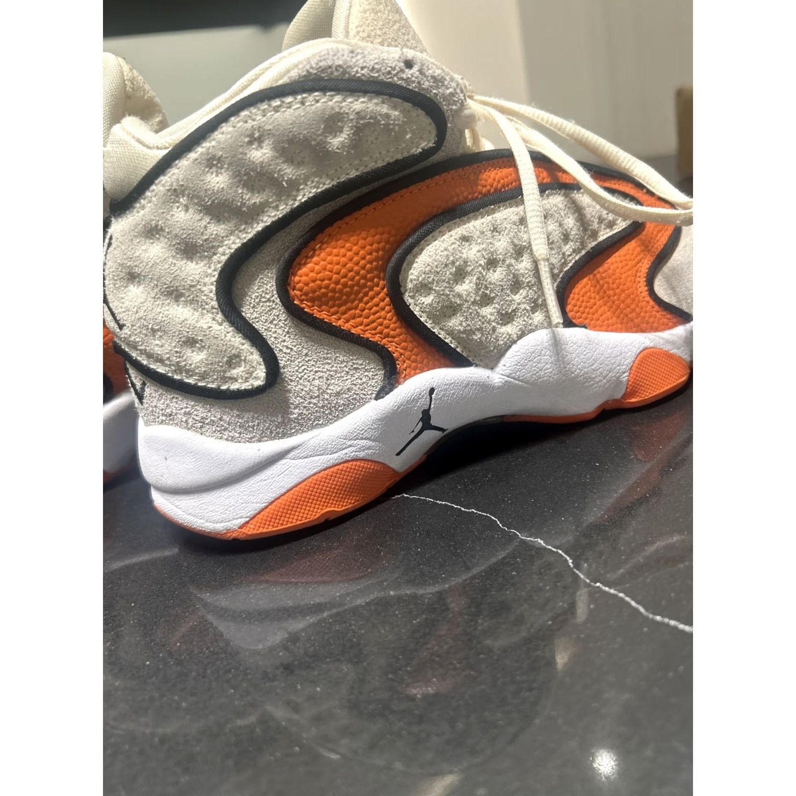 Jordan Brand JORDAN Air Jordan OG Coconut Milk - 8 Womens Sneakers Orange/Cream EUC - Sneaker Athletic Size US 8 / IT 38 - 7 Thumbnail