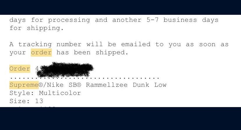 Nike × Supreme Dunk low Rammellzee Size US 13 / EU 46 - 4 Thumbnail