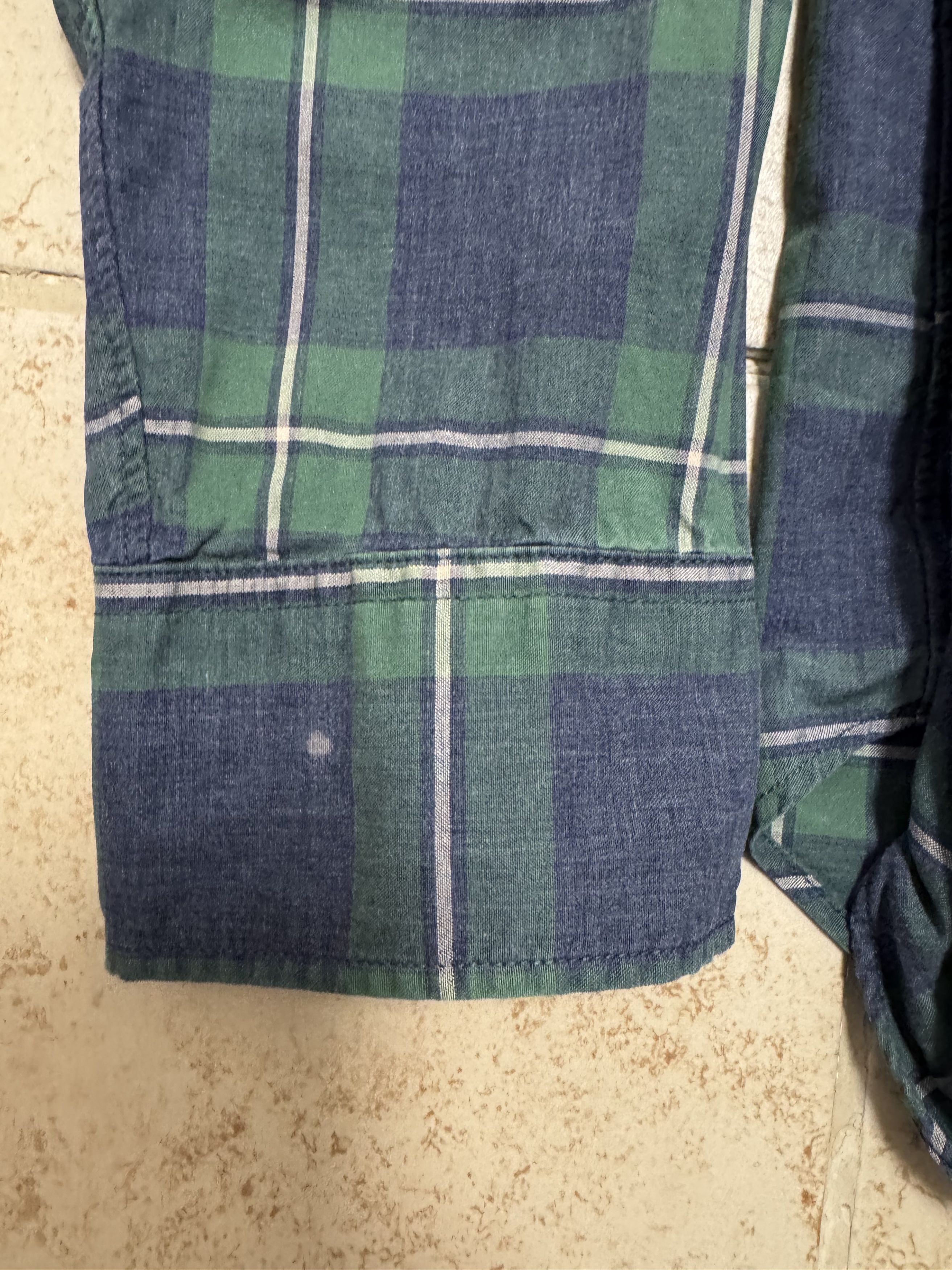 J.Crew J Crew Green Blue Tartan Button Down Shirt - Size L Slim Size US L / EU 52-54 / 3 - 5 Thumbnail