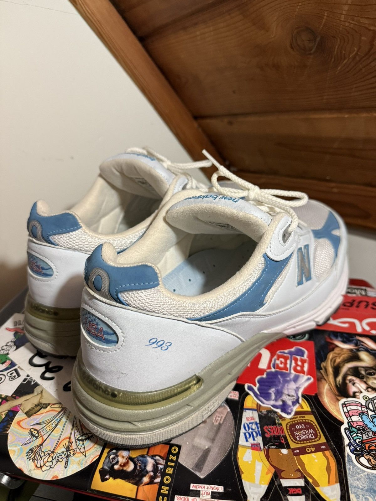 New Balance New Balance 993 ice blue WR993BW Size US 12 / EU 45 - 4 Thumbnail