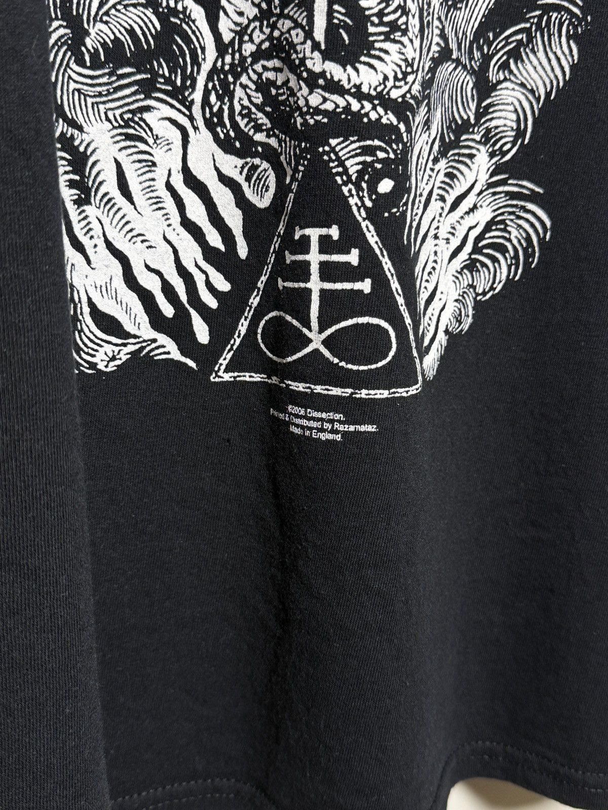 Band Tees Dissection “Anti-Cosmic Metal of Death” tee, 2006 print. Size US XL / EU 56 / 4 - 4 Thumbnail