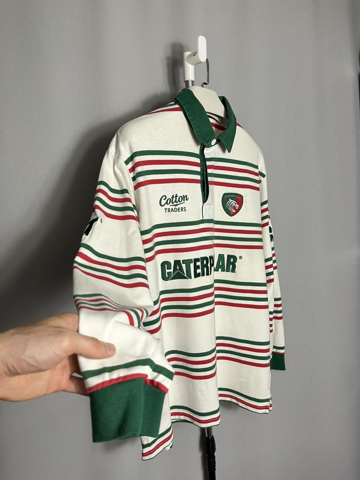Cotton Traders Leicester Tigers Jersey 2011/2012 Away Rugby Union Shirt Men Size US L / EU 52-54 / 3 - 2 Thumbnail