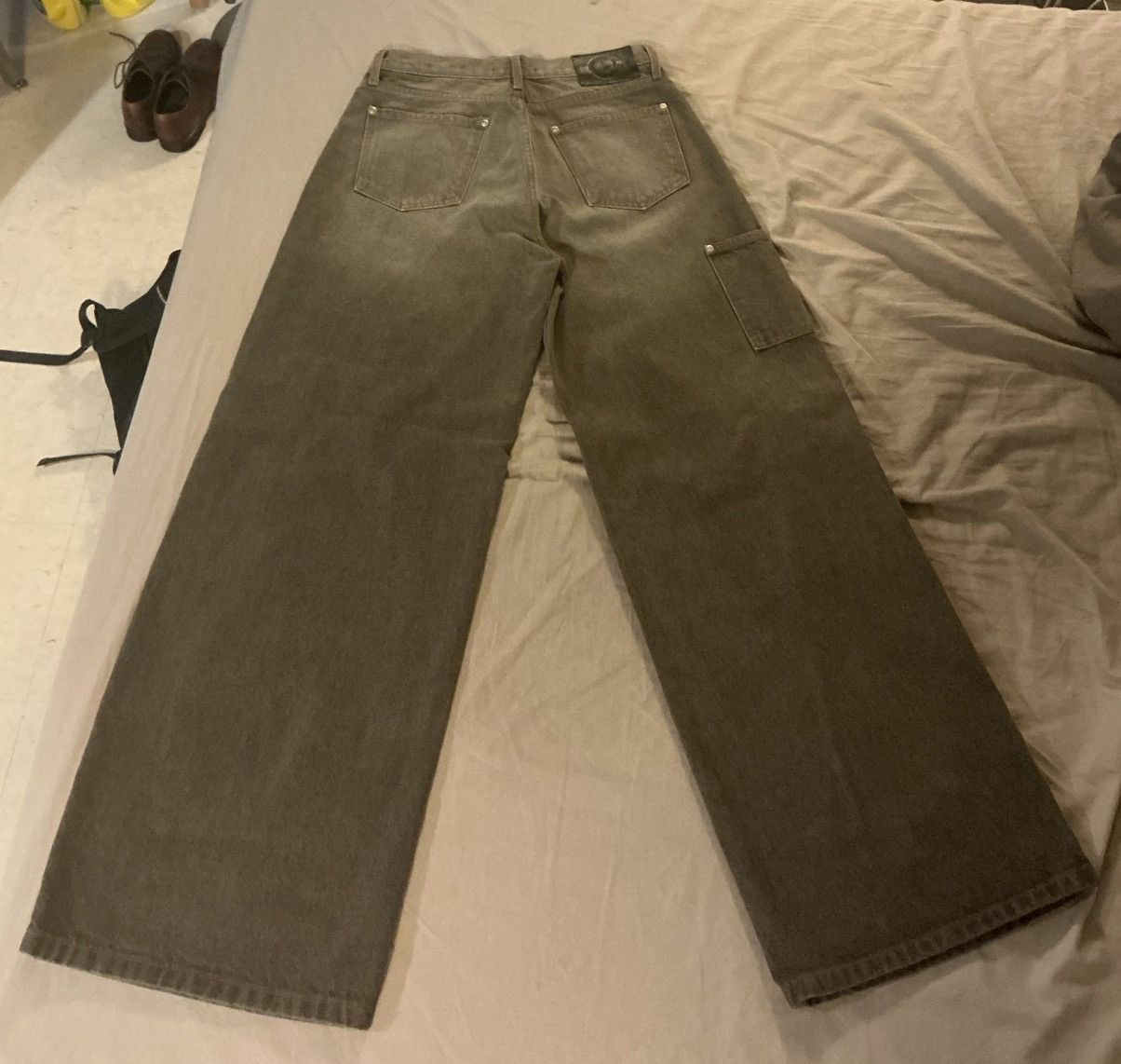 Vintage DISCONTD bistre baggy denim Size US 30 / EU 46 - 2 Thumbnail