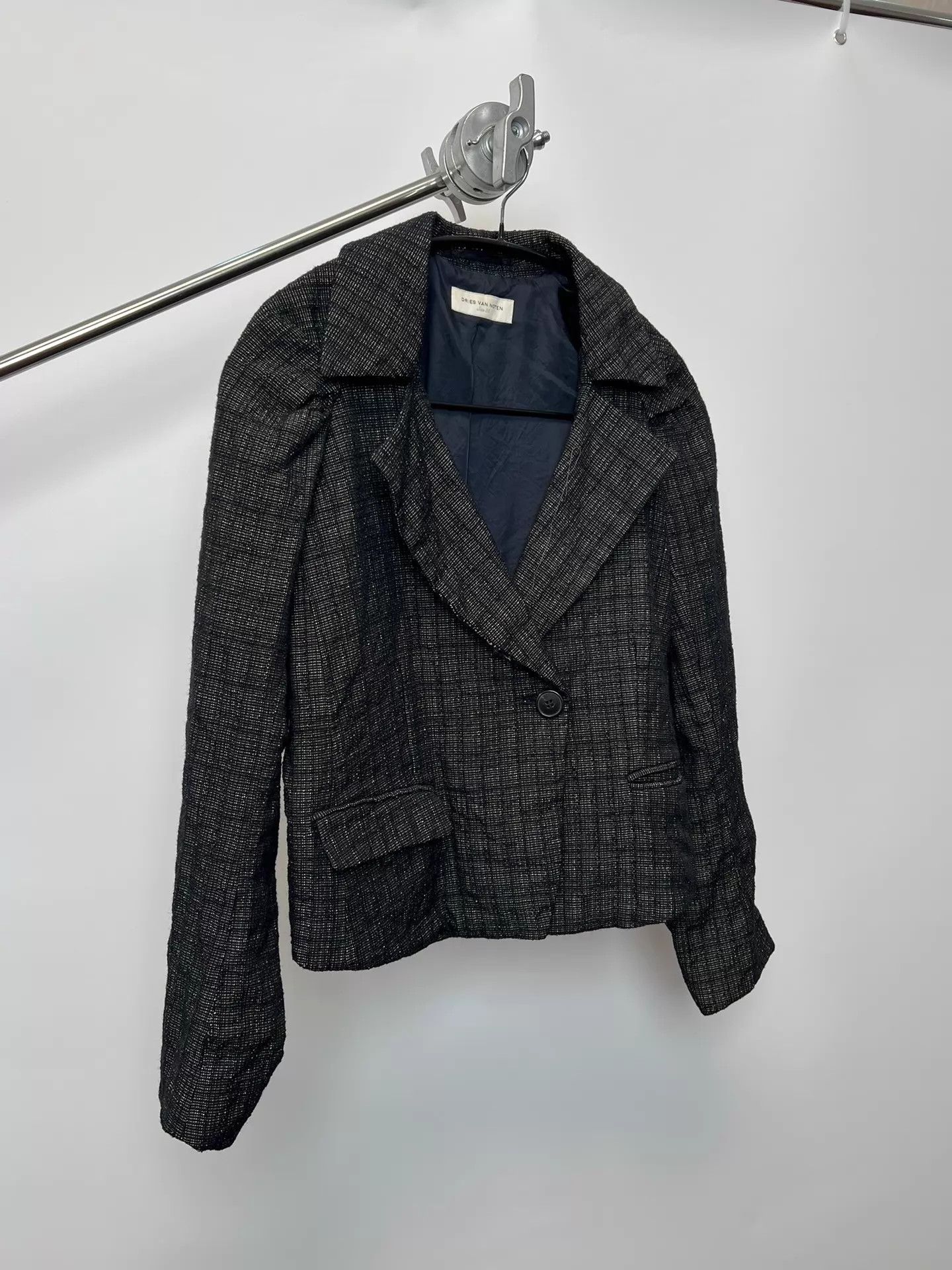 Dries Van Noten Dries Van Noten Jacquard Shoulder Blazer 38 Size XS / US 0-2 / IT 36-38 - 2 Thumbnail