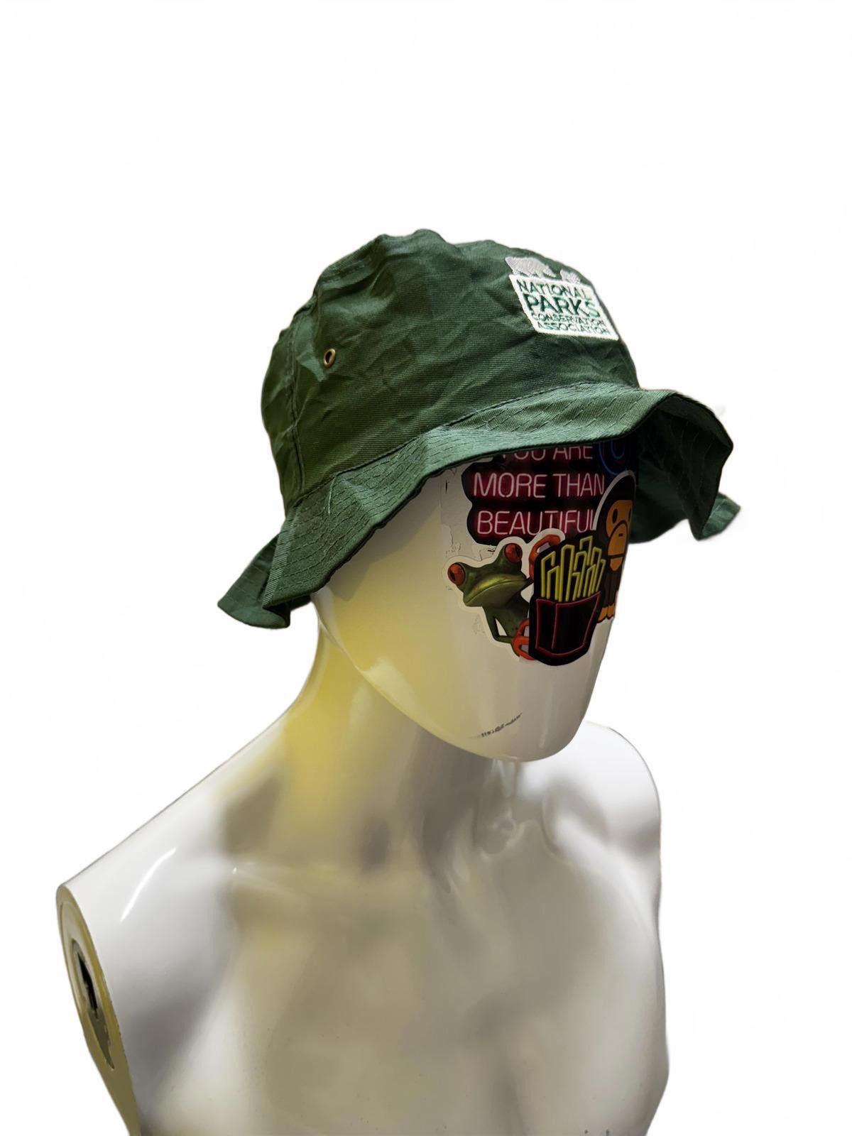 Designer National Parks Association Green Bucket Hat Size ONE SIZE - 3 Thumbnail