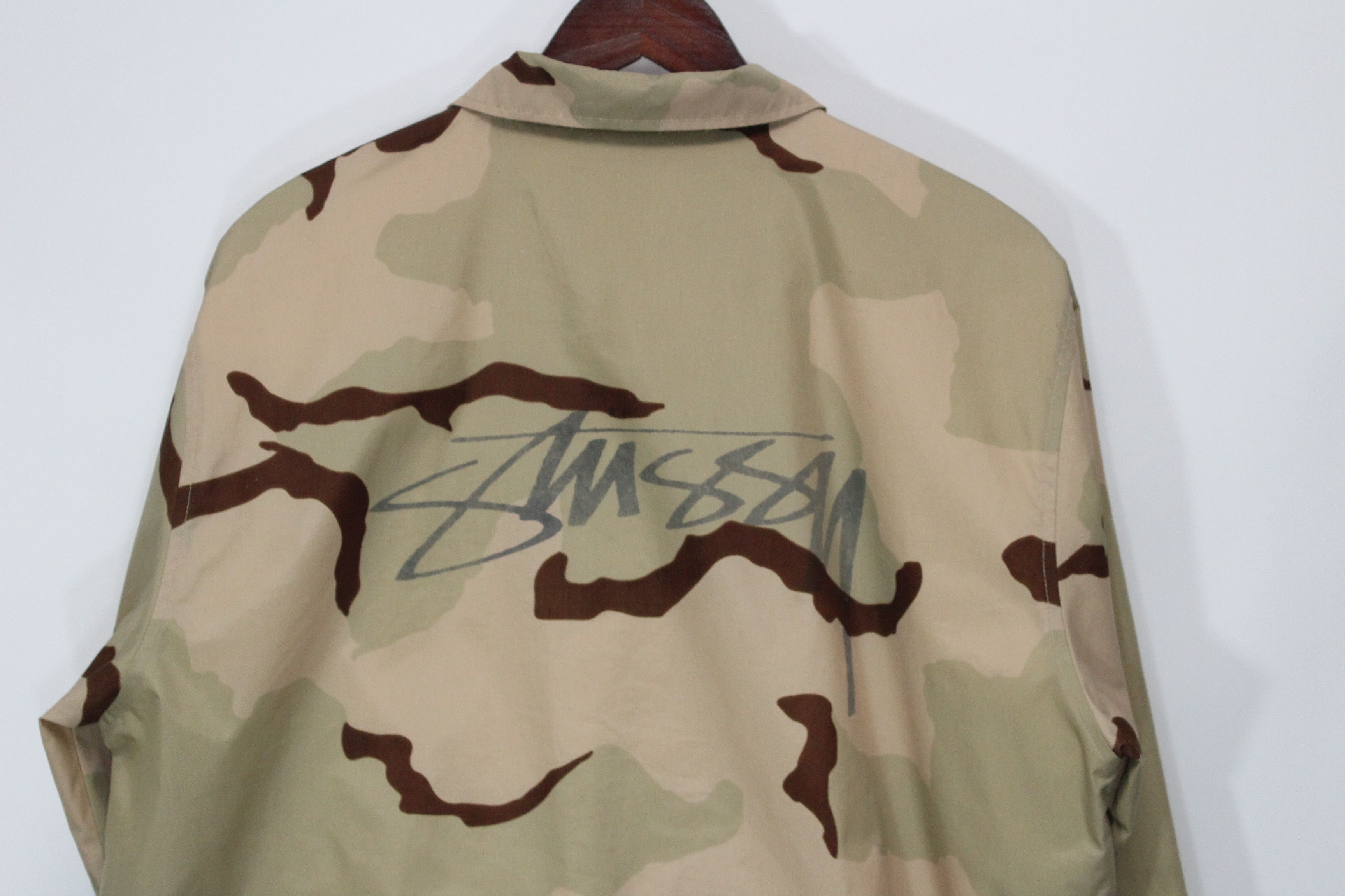 Stussy Stussy Coach Jacket Camo Size L Size US L / EU 52-54 / 3 - 8 Thumbnail