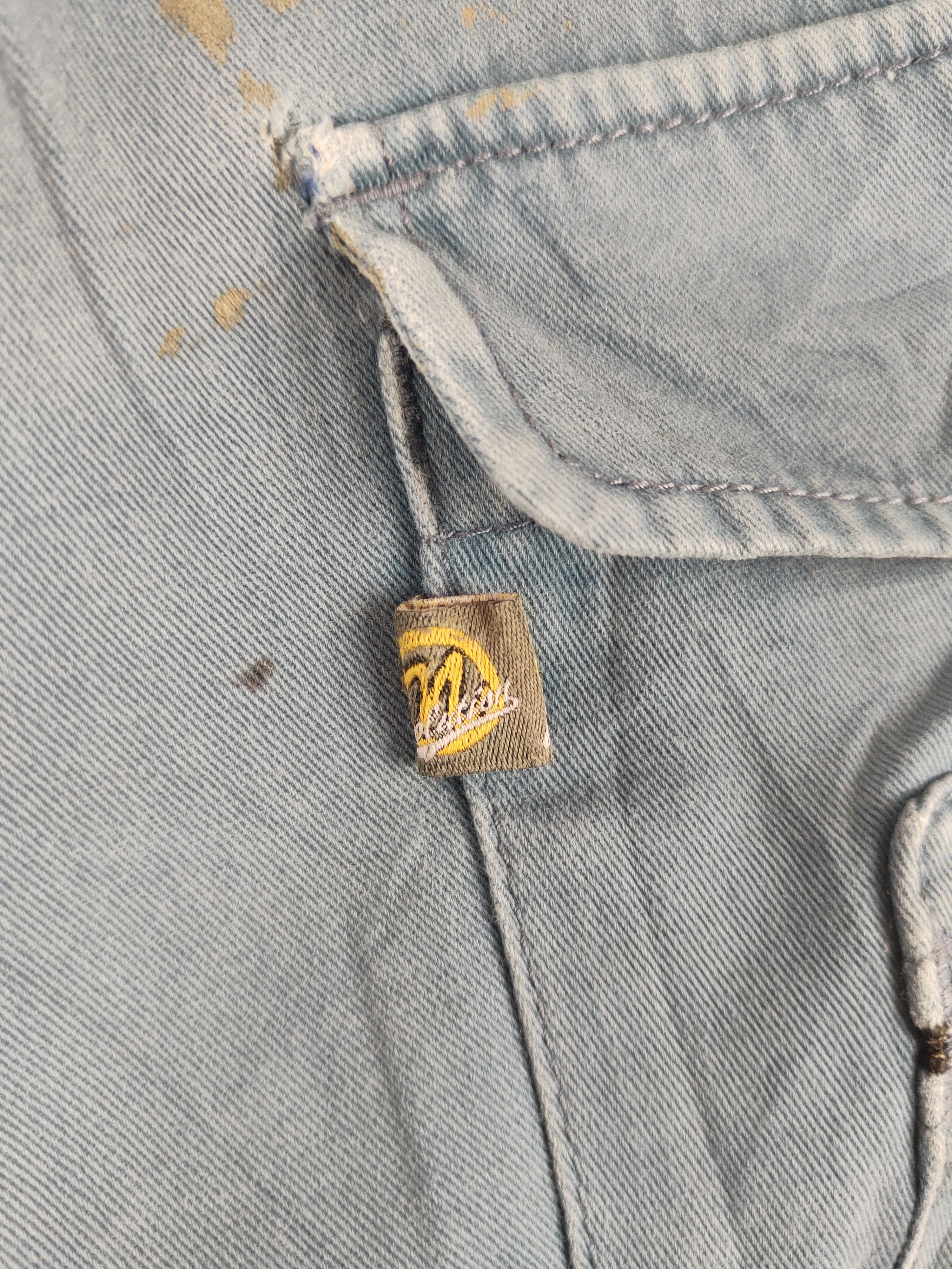 Japanese Brand N evolutions Blue Faded Multipocket Cargo Pants #W2186 Size US 30 / EU 46 - 10 Thumbnail