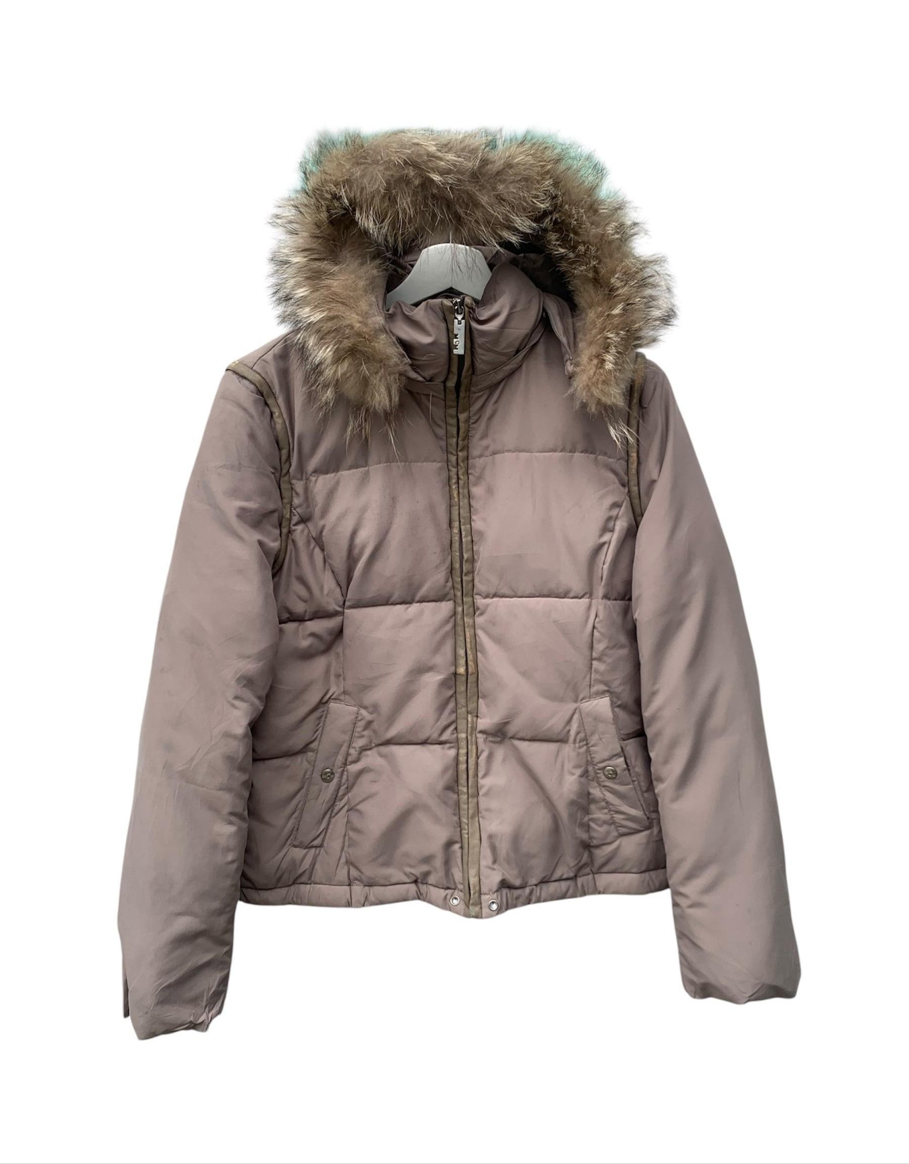 MCM Vintage MCM Legere Monogram Puffer Fur Hoodie Jacket Size US L / EU 52-54 / 3 - 2 Thumbnail