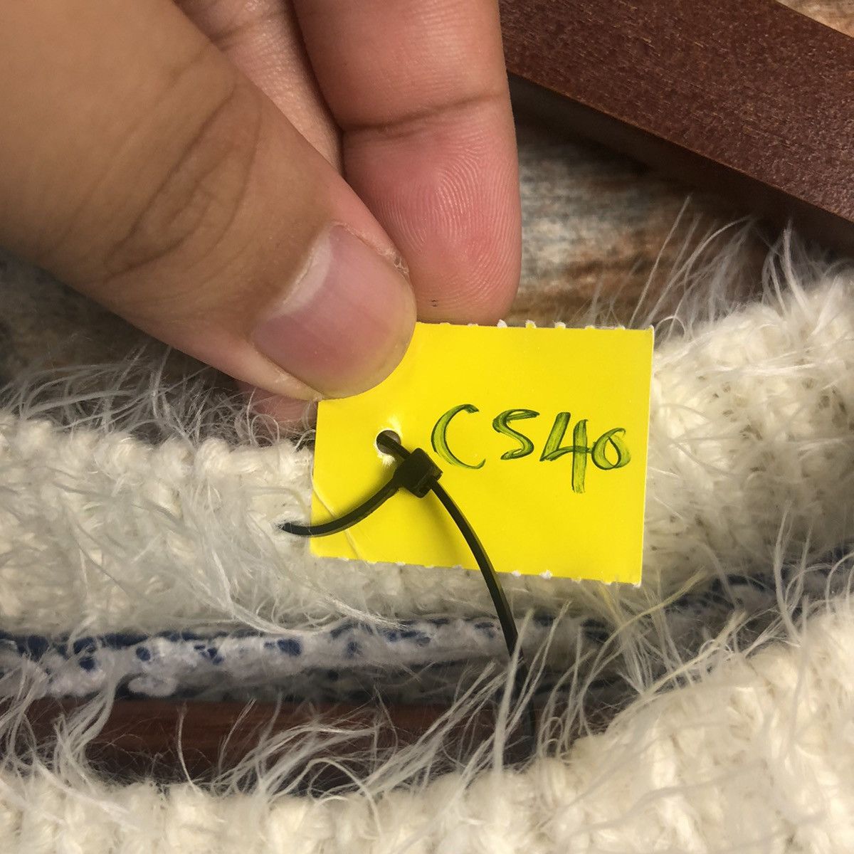 Homespun Knitwear DLL Rose Bowl Blue mohair shaggy fur Knitwear #C540 Size M / US 6-8 / IT 42-44 - 10 Thumbnail