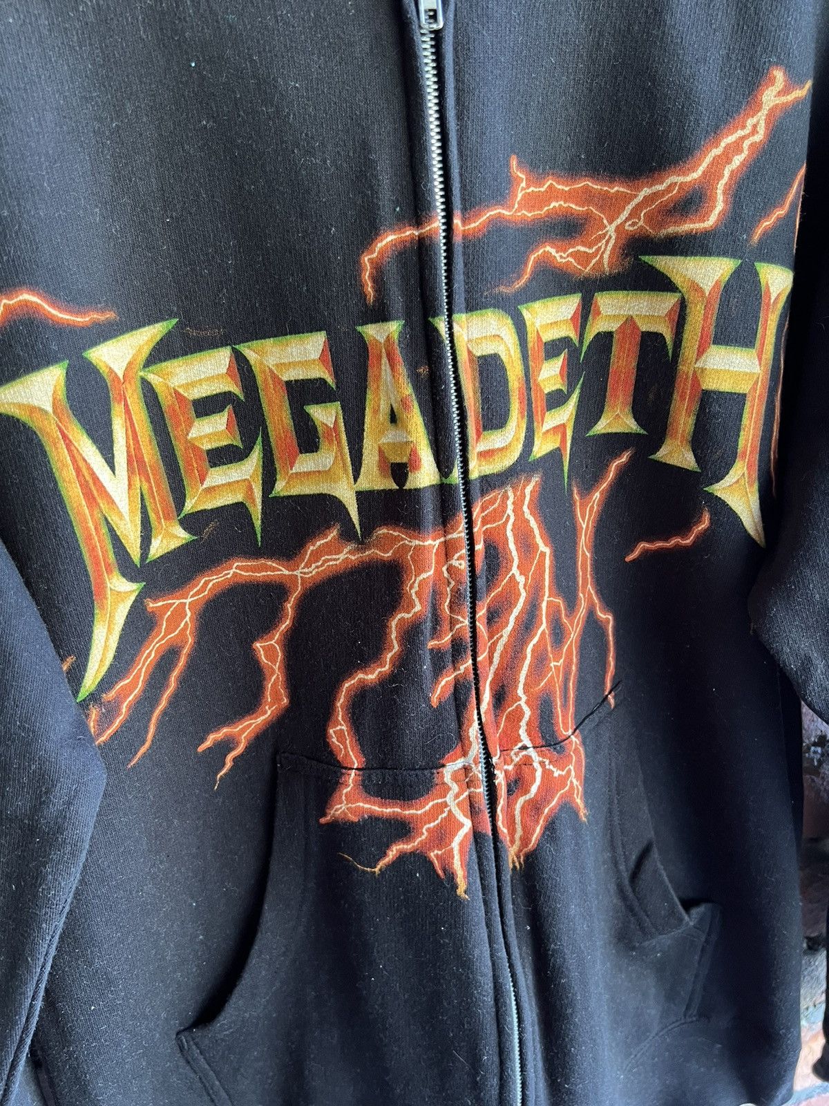Band Tees MEGADETH ZIP UP HOODIES Size US L / EU 52-54 / 3 - 3 Thumbnail