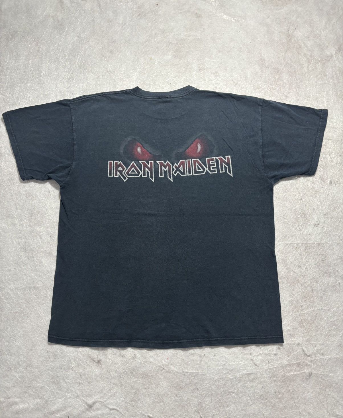 Iron Maiden Vintage Iron Maiden Tshirt Size US XL / EU 56 / 4 - 2 Thumbnail