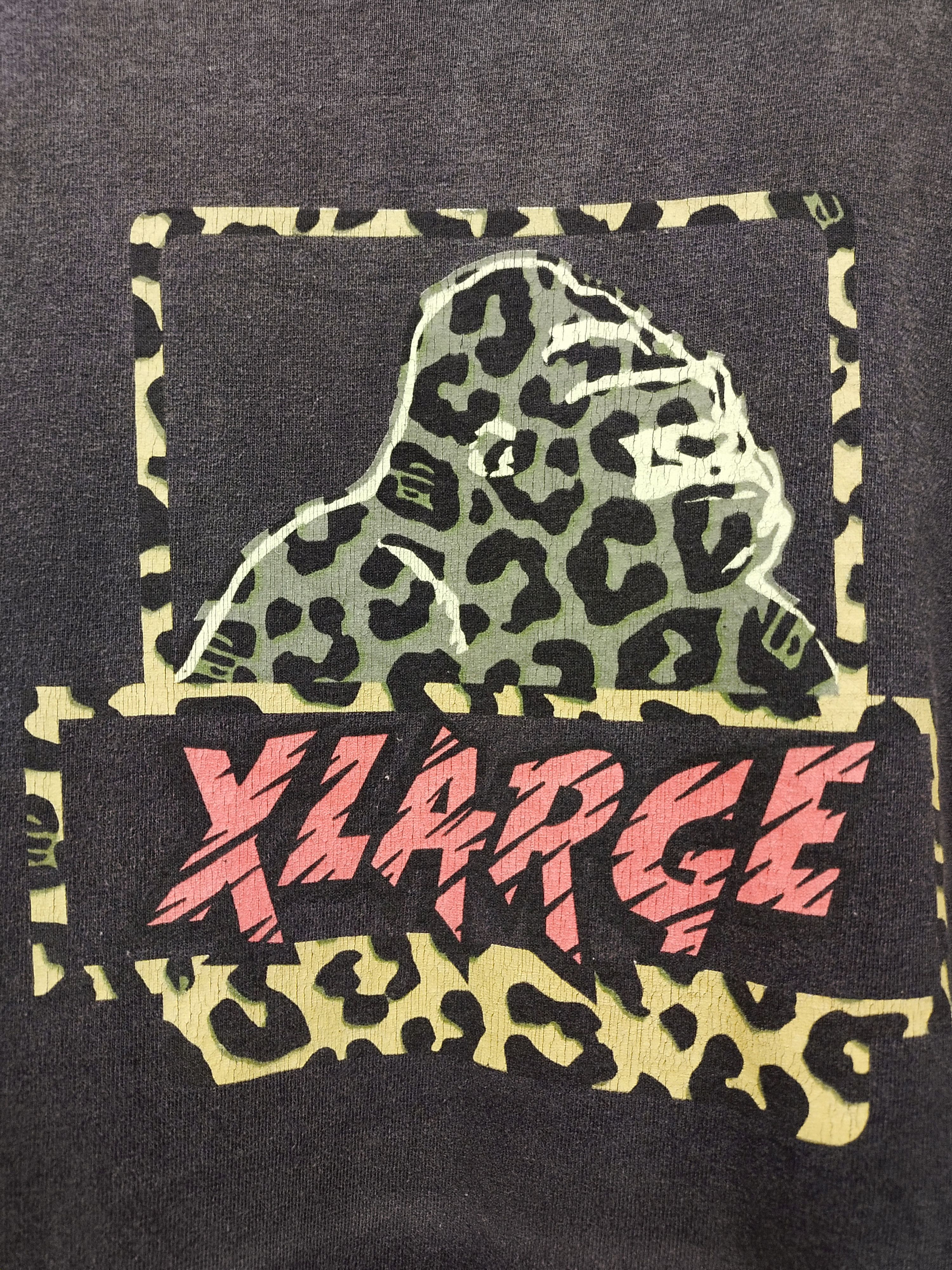 Xlarge Vintage X Large leopard design streetwear sunfaded tee Size US L / EU 52-54 / 3 - 3 Thumbnail