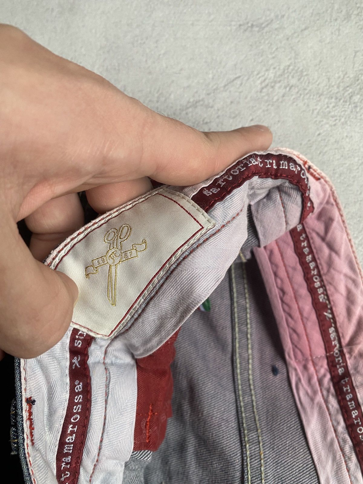Other SARTORIA TRAMAROSSA hand made Italy Luxury Jeans Denim Size US 34 / EU 50 - 7 Thumbnail