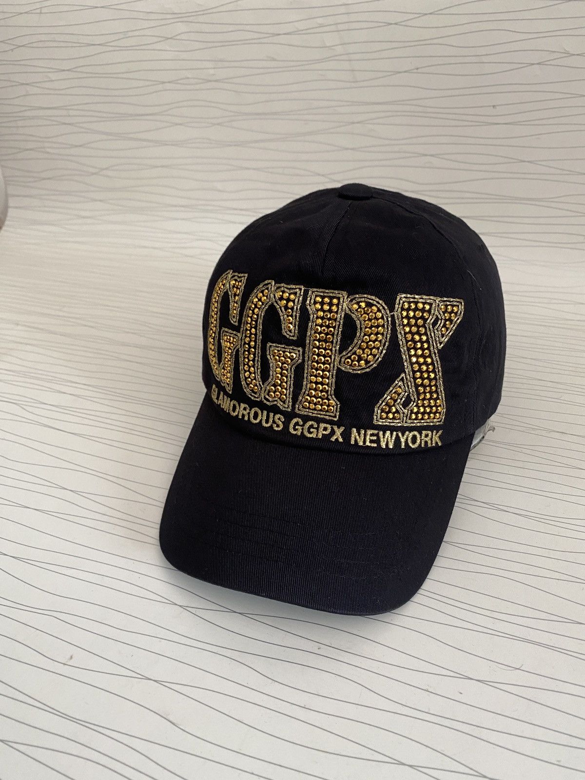 If Six Was Nine GGPX Glamorous Studded Logo Baseball Cap Black – New York Size ONE SIZE - 3 Thumbnail