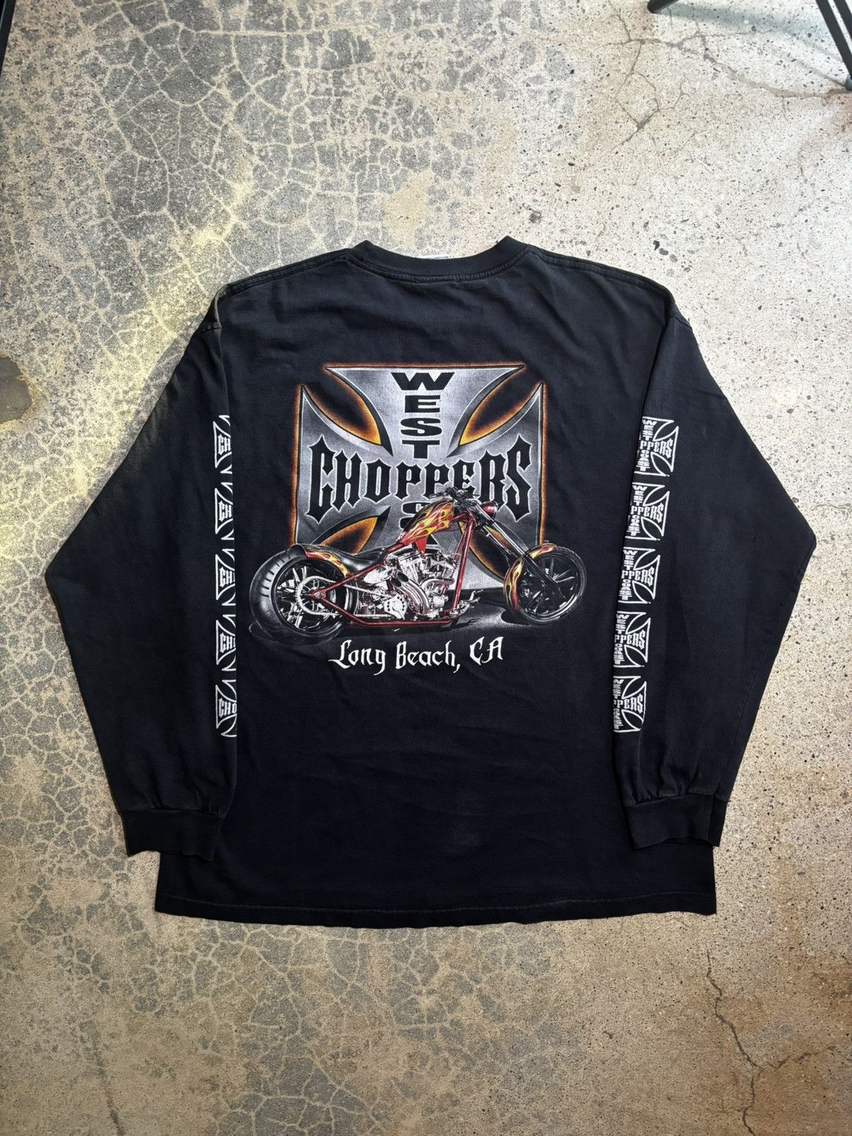 West Coast Choppers West Coast Choppers Ls Shirt Size US XL / EU 56 / 4 - 8 Thumbnail