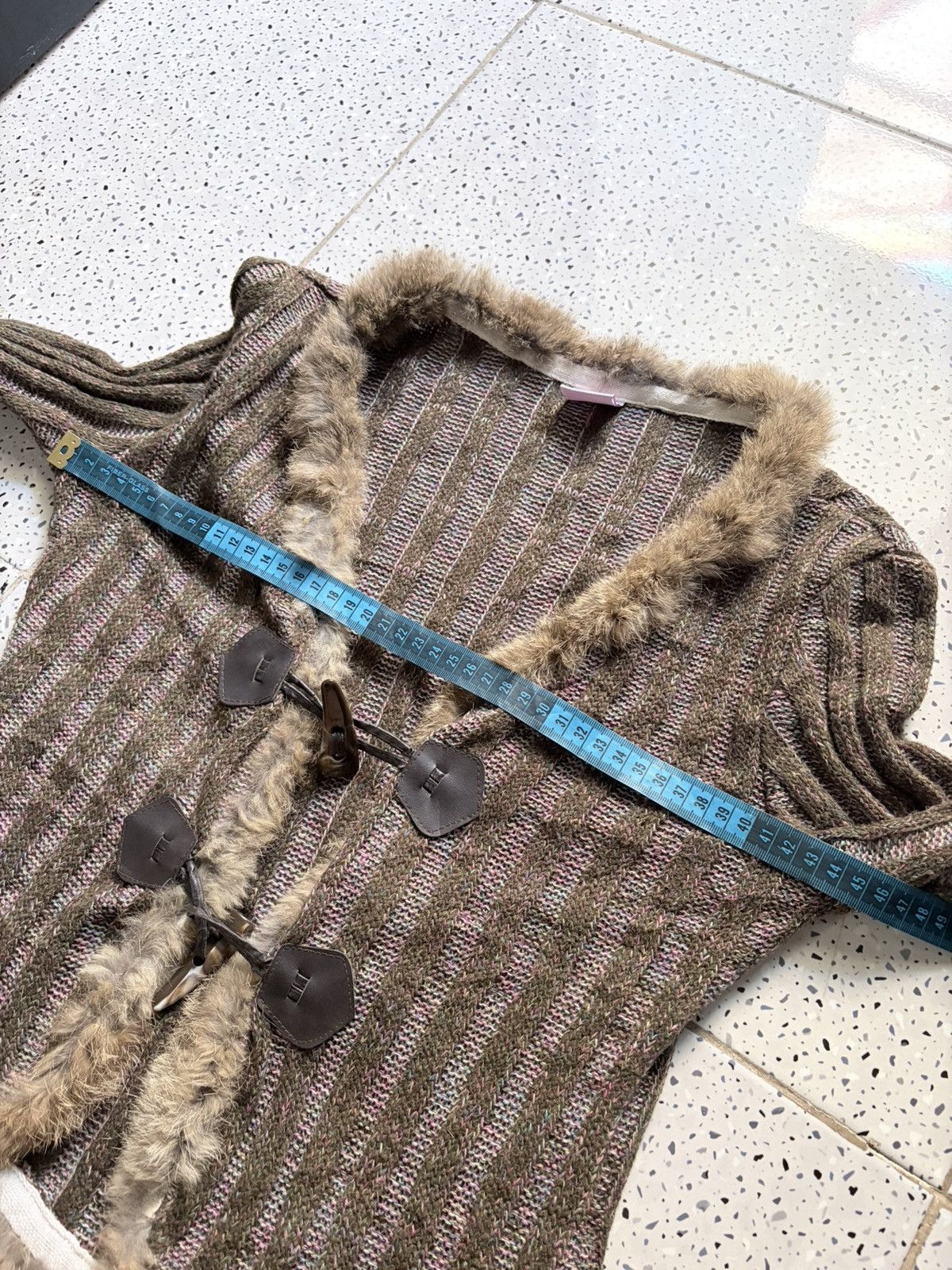 Le Grande Bleu (L.G.B.) Y2K Women Japanese Fur Knitwear Tops Size M / US 6-8 / IT 42-44 - 12 Thumbnail