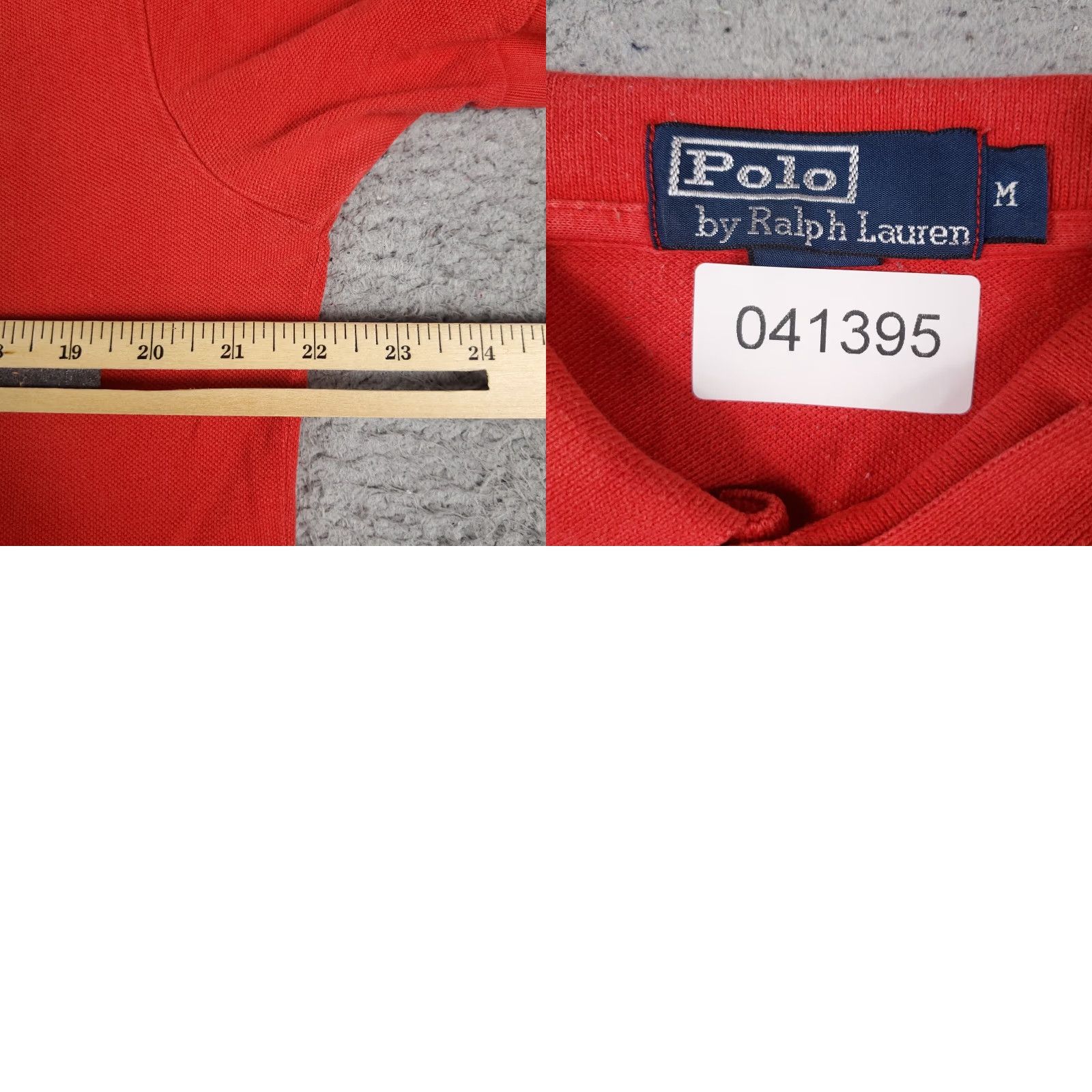 Ralph Lauren Ralph Lauren Polo Shirt Mens Medium Red Pony Polo Shirt Regular Fit Short Sleeve Button Collared Casual Classic Preppy American Gear Mens Size US M / EU 48-50 / 2 - 8 Thumbnail