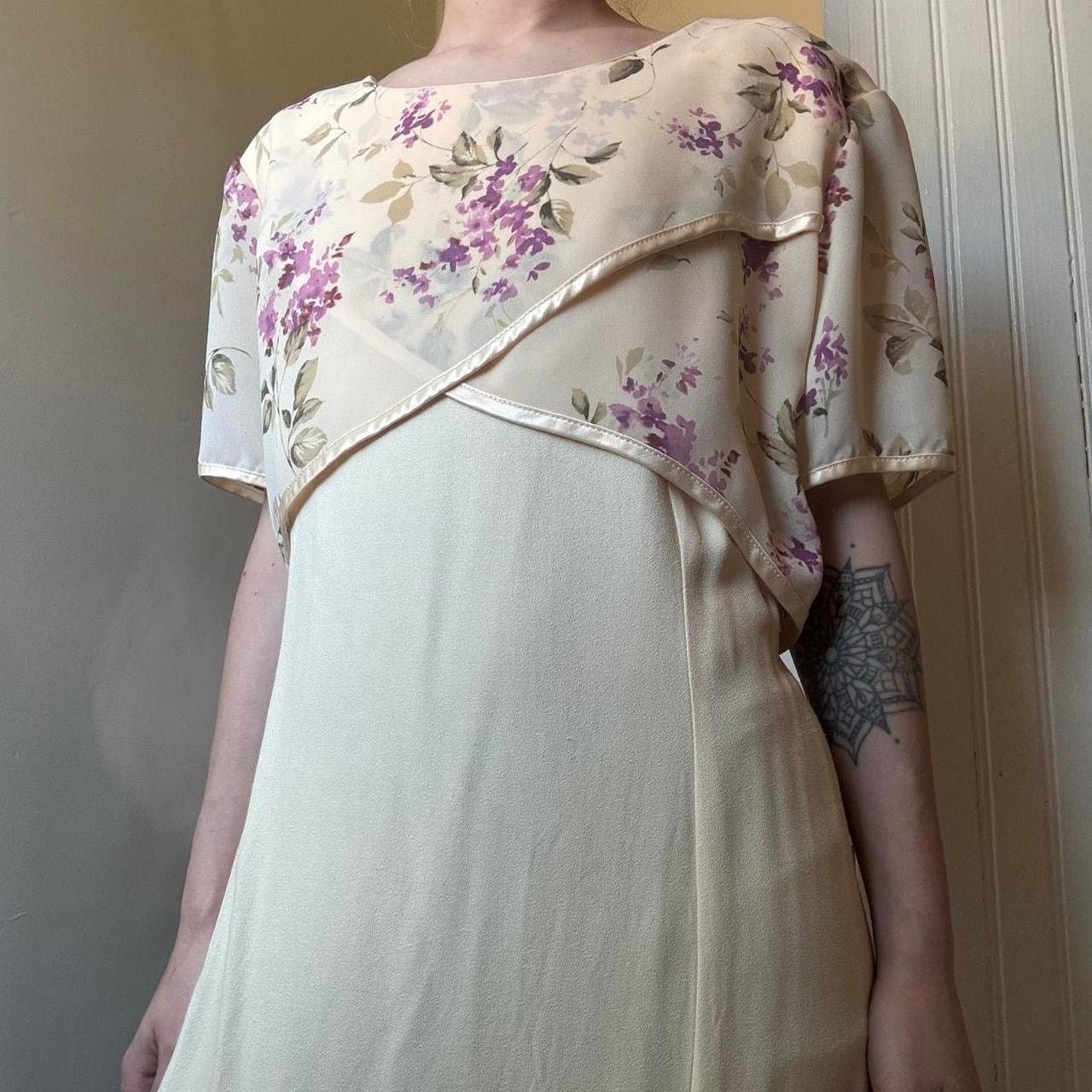 Vintage Vintage Christopher & Banks Yellow Maxi Dress 12 Miss Honey Size XL / US 12-14 / IT 48-50 - 2 Thumbnail
