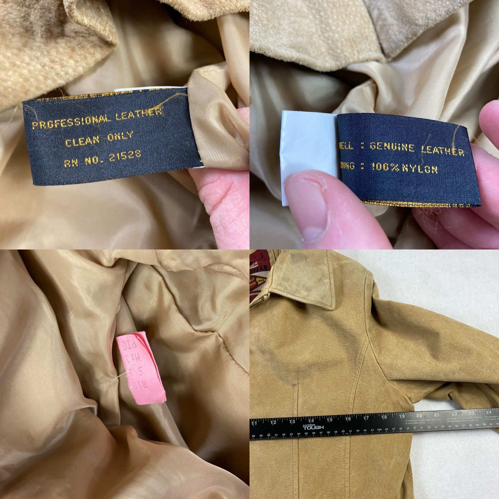 Vintage Reed Sportswear Leather Jacket Women's M Brown Lined Long Sleeve Vintage Size M / US 6-8 / IT 42-44 - 8 Thumbnail