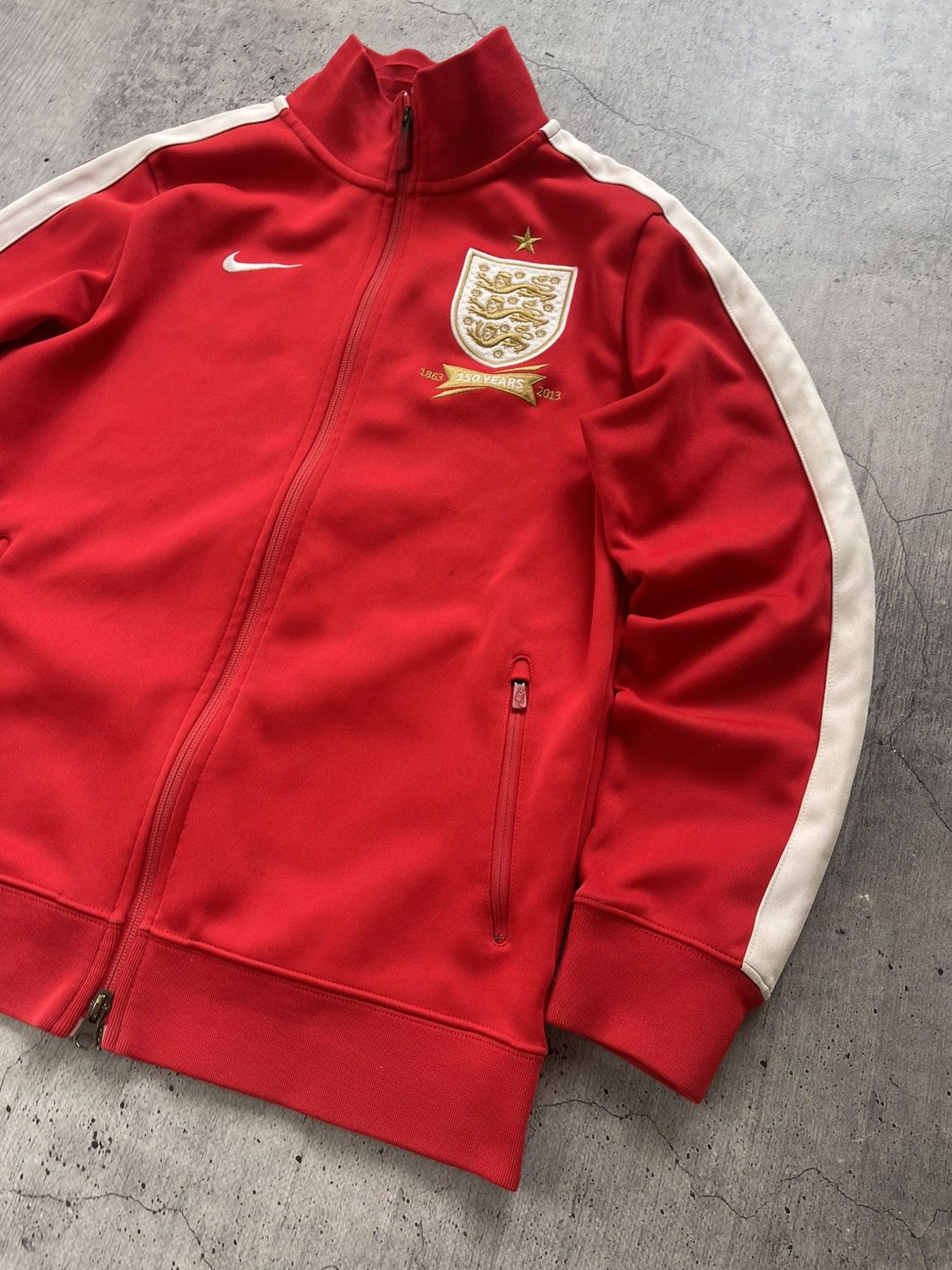 Nike Nike England Football Full Zip Tracksuit Jacket Size US M / EU 48-50 / 2 - 3 Thumbnail