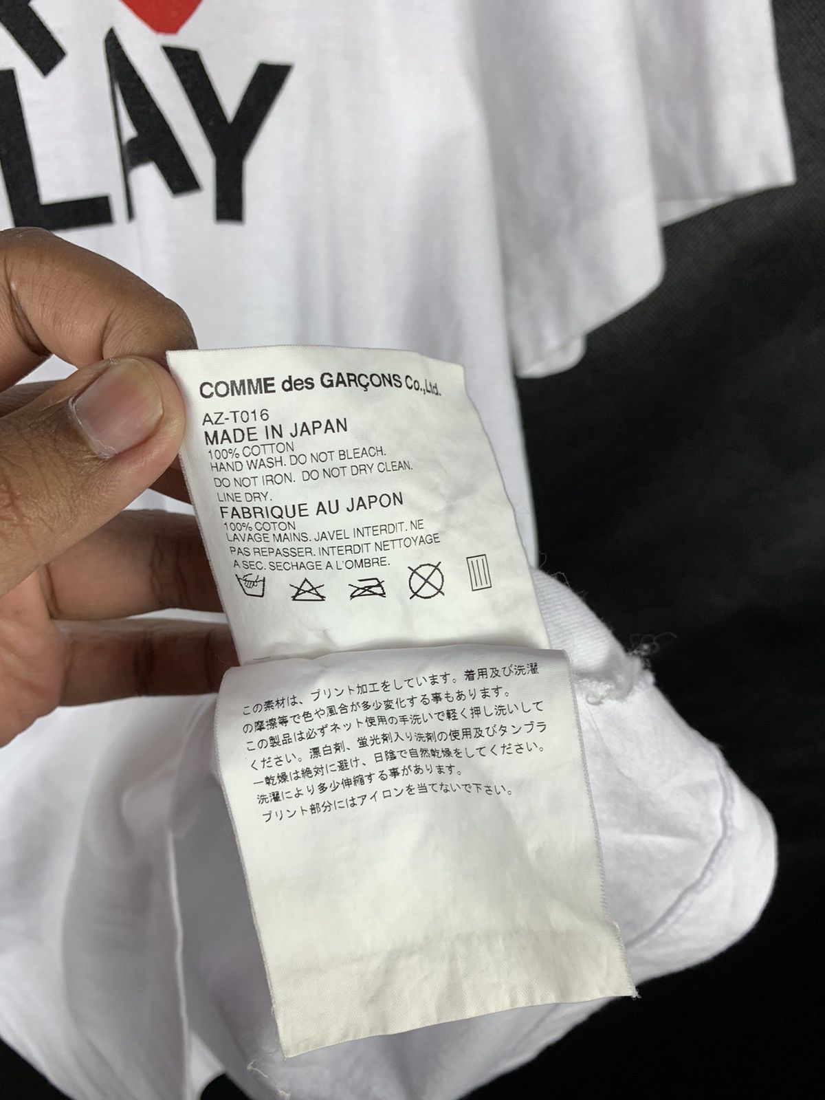 Comme des Garcons Steals! Play Comme Des Garcons Designer Tee Size US M / EU 48-50 / 2 - 9 Thumbnail