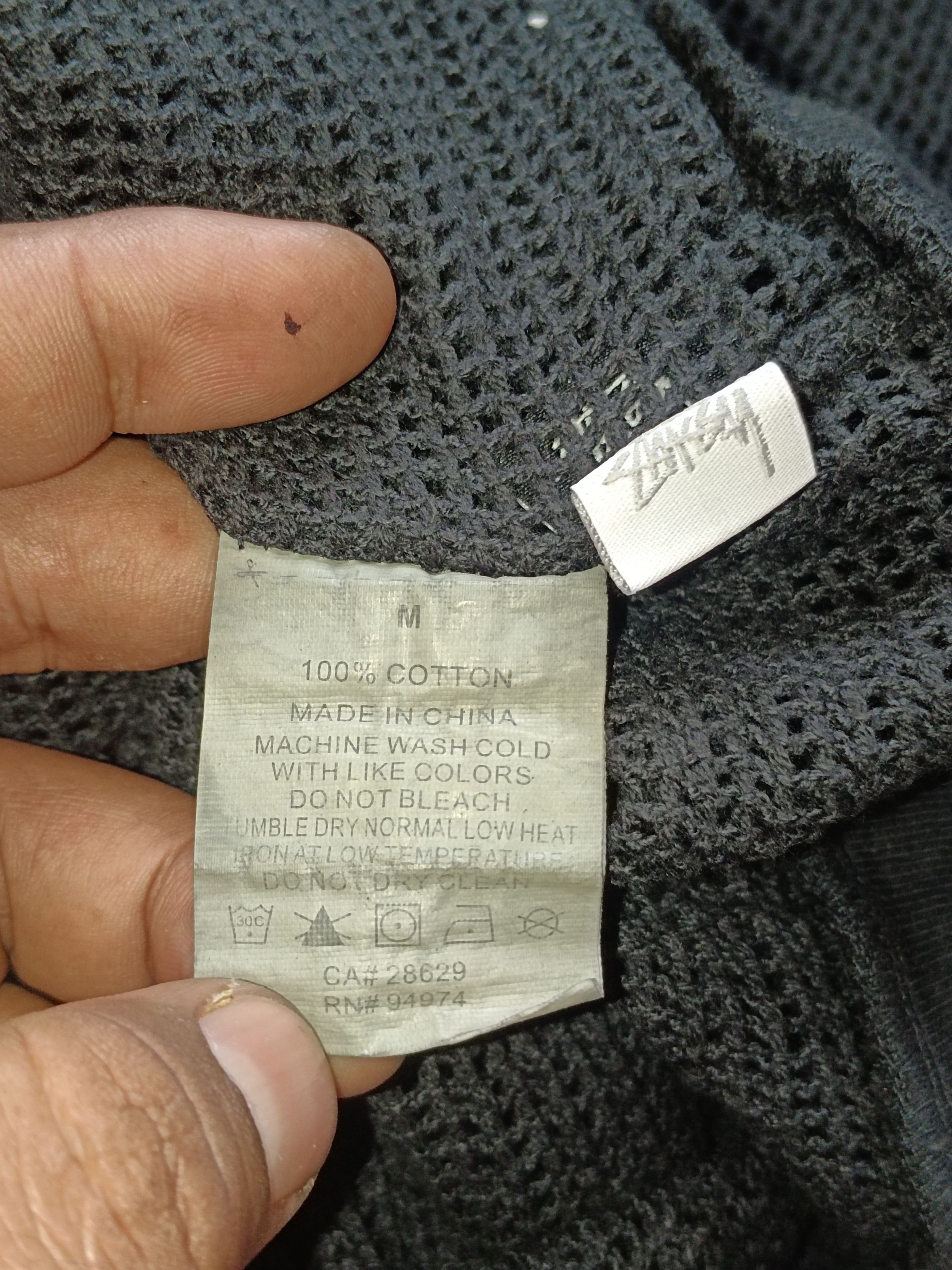Stussy Vintage Stussy Mesh Knit Sweater Size US M / EU 48-50 / 2 - 13 Thumbnail