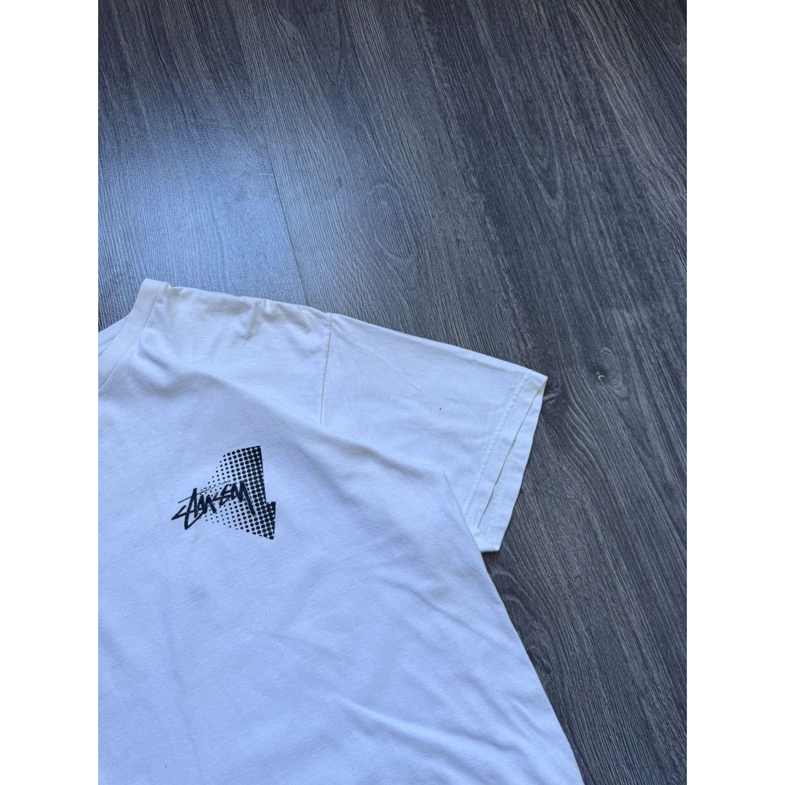 Stussy Vintage Stussy White Back Logo t-shirt Size US L / EU 52-54 / 3 - 5 Thumbnail