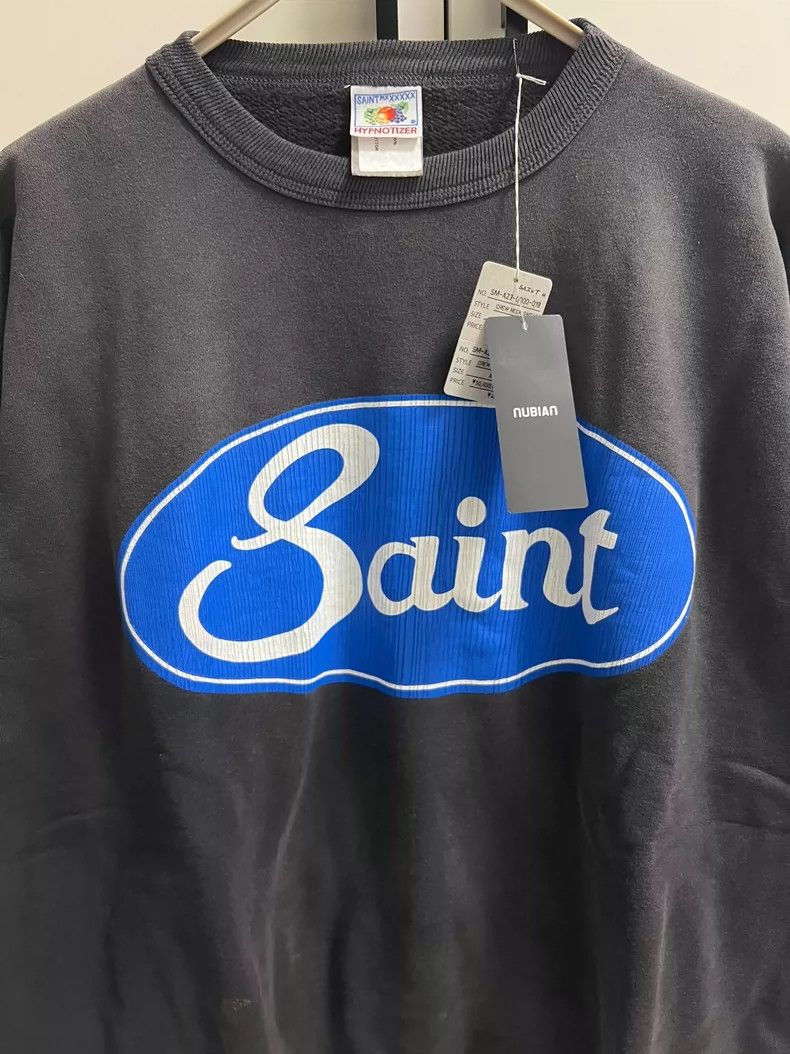 Saint Michael Saint Michael Blue circle retro old hoodie Size US XL / EU 56 / 4 - 3 Thumbnail