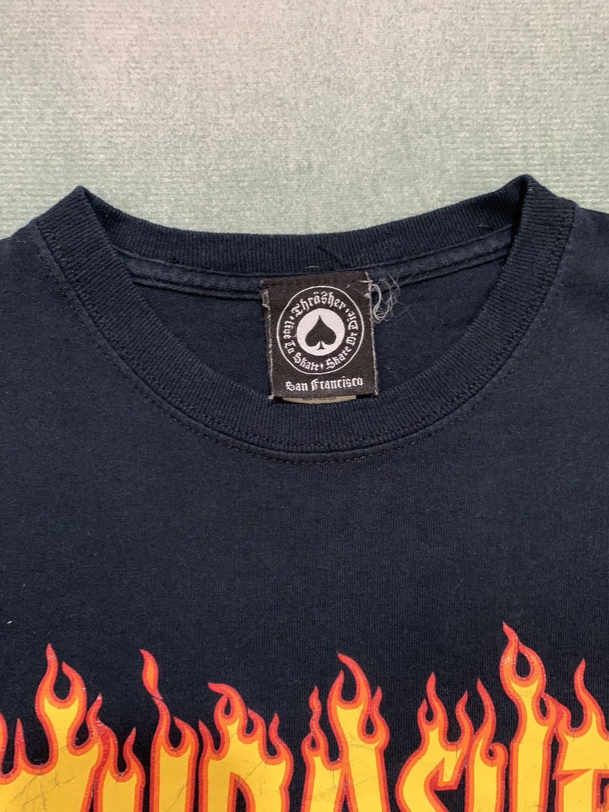 Thrasher Vintage Y2K Flame Thrasher MAGAZINE T shirt Size US M / EU 48-50 / 2 - 7 Thumbnail