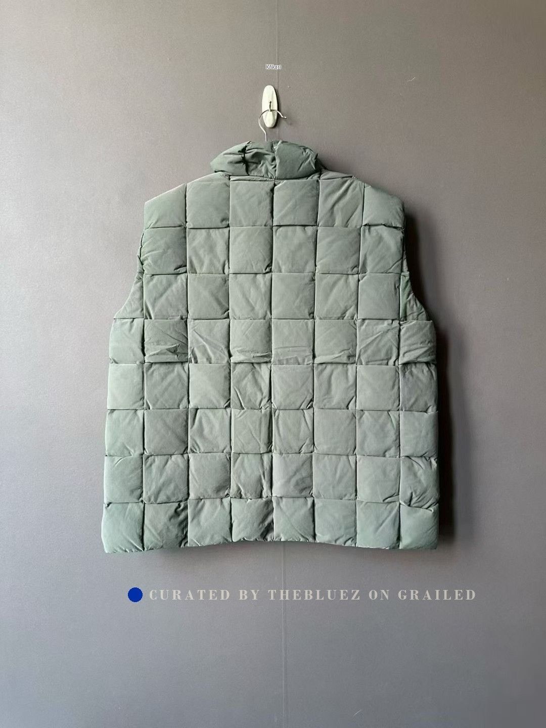 Bottega Veneta Bottega Veneta Gray Woven Check Down Vest Size US S / EU 44-46 / 1 - 2 Thumbnail