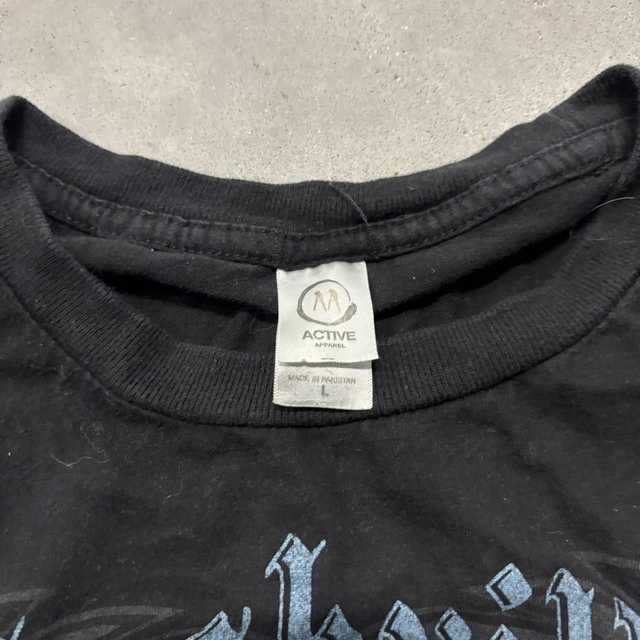 Japanese Brand × Vintage Crazy Vintage Y2K/2000s Grunge Cyber Goth Skater Graphic Tee! Size US L / EU 52-54 / 3 - 3 Thumbnail
