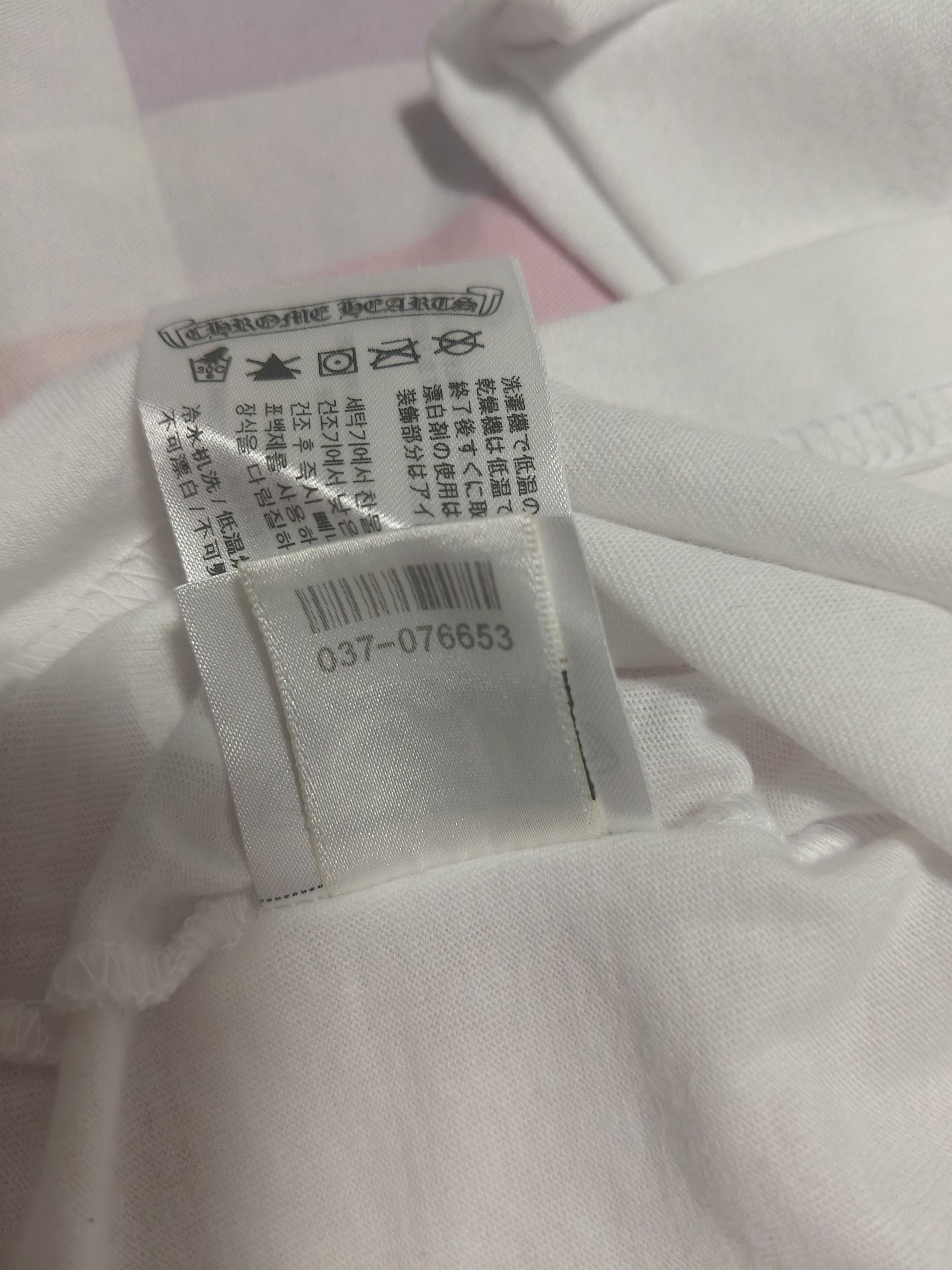 Chrome Hearts Chrome Hearts Paris Exclusive Long-Sleeve T-Shirt 'White' Size US XL / EU 56 / 4 - 7 Thumbnail