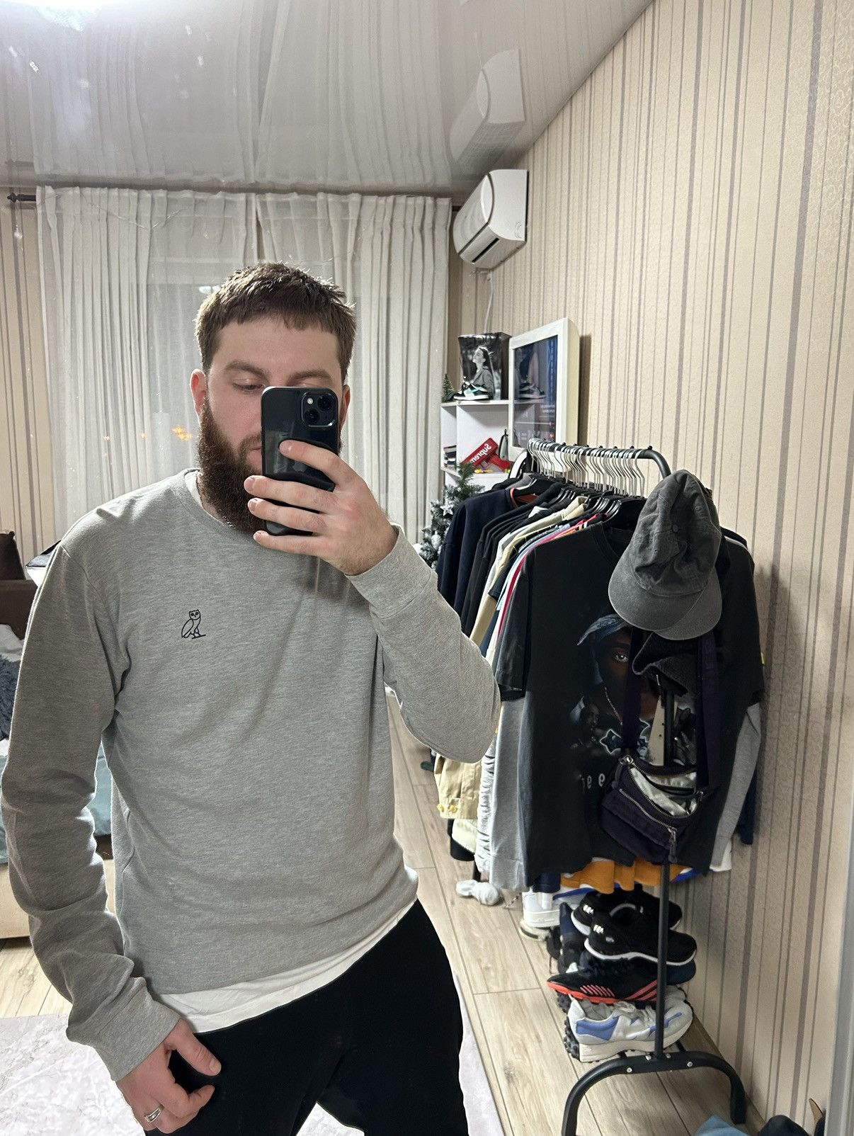 Drake × October's Very Own OVO Long Sleeve Shirt Size US L / EU 52-54 / 3 - 8 Thumbnail