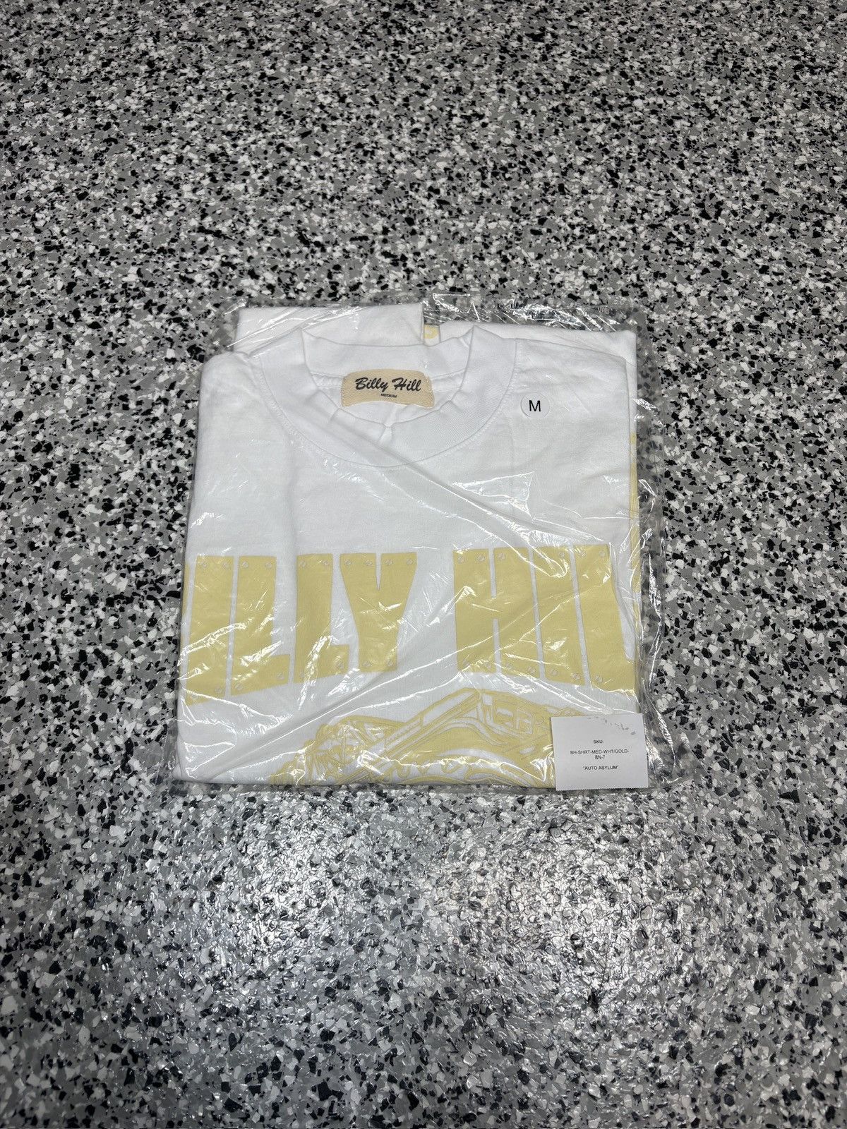 Billy Hill 2022 Billy Hill White/Gold “Auto Asylum” T-Shirt Size M Size US M / EU 48-50 / 2 - 4 Thumbnail