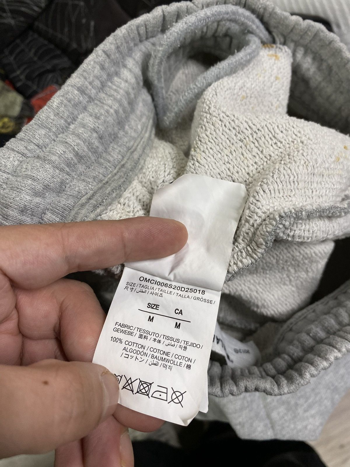Off-White Off-White Virgil Abloh Grey Sweats Shorts Size Small Size US 28 / EU 44 - 6 Thumbnail