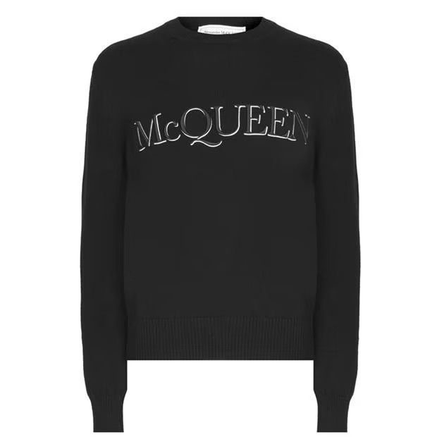 image of Alexander Mcqueen O1G2R1Mq0324 Sweater In Black, Men's (Size Large)