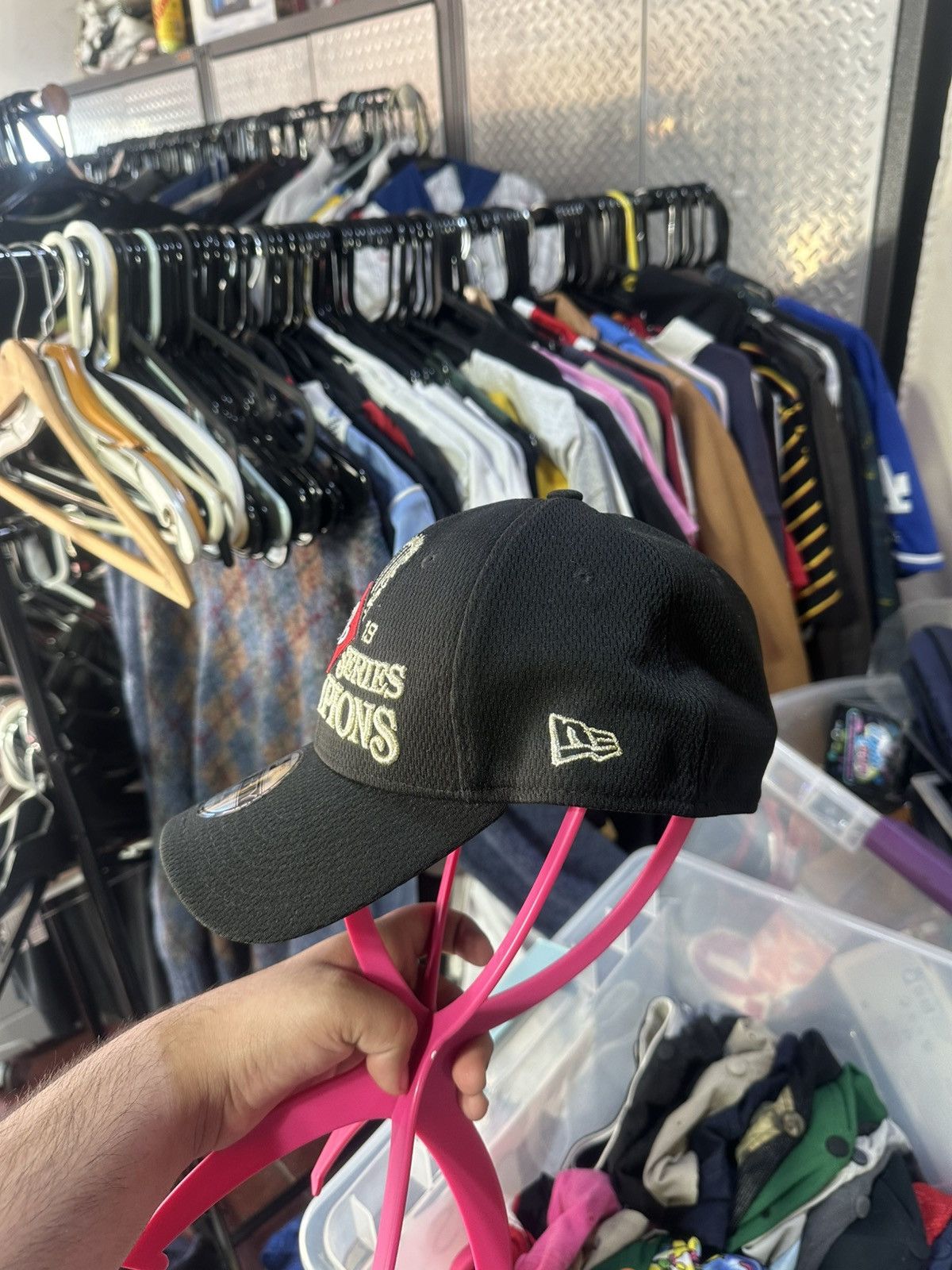 MLB FACTORY ERROR Washington Nationals UPSIDE DOWN LOGO HAT MLB Size ONE SIZE - 2 Thumbnail