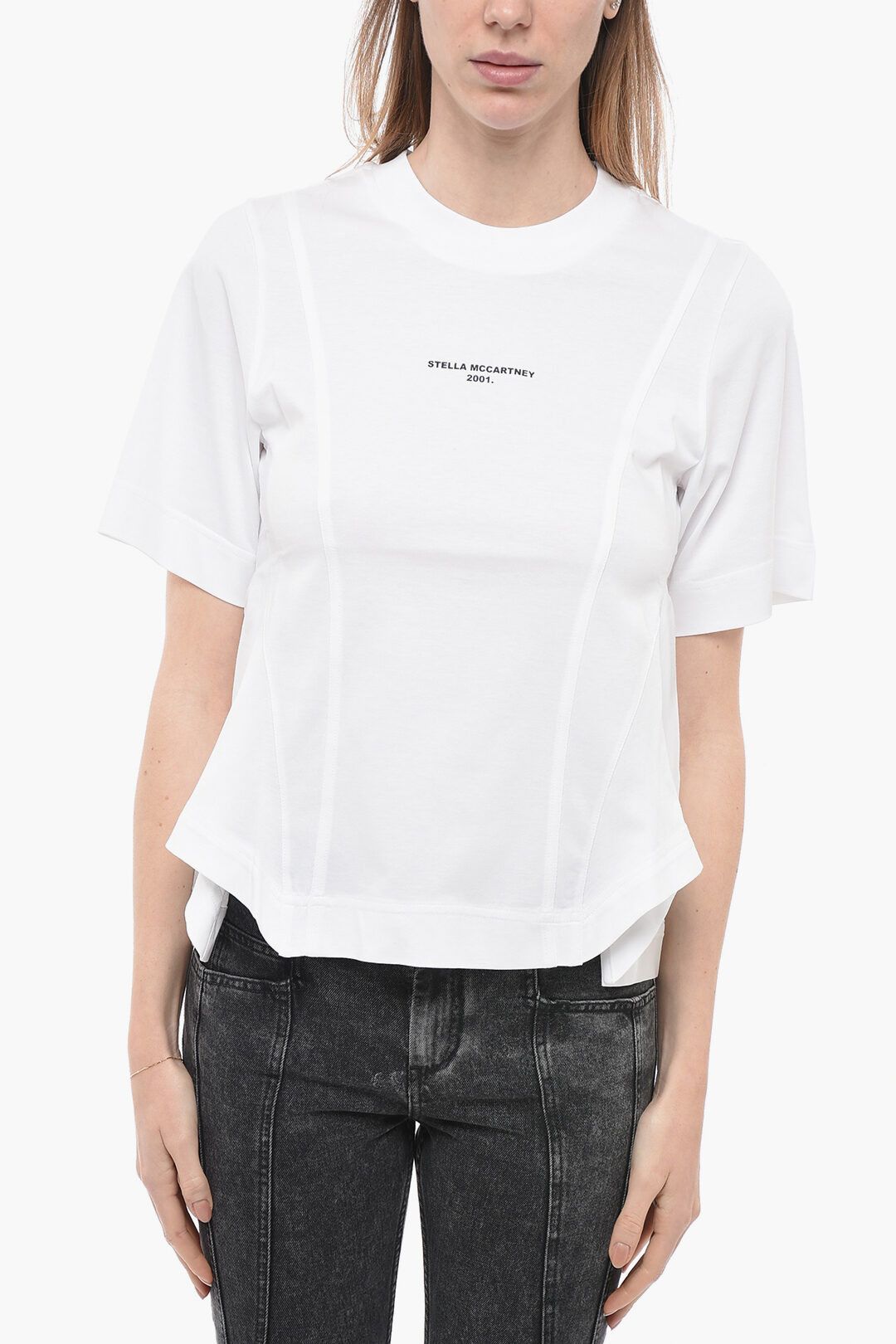 Stella McCartney og1mm0824 Cotton 2001 T- Shirt in White Size S / US 4 / IT 40 - 1 Thumbnail