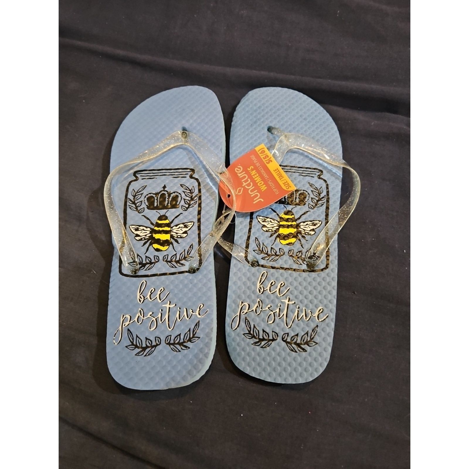 Other Juncture Women's 5/6 Flip Flops / Sandals Size US 5 / IT 35 - 2 Thumbnail