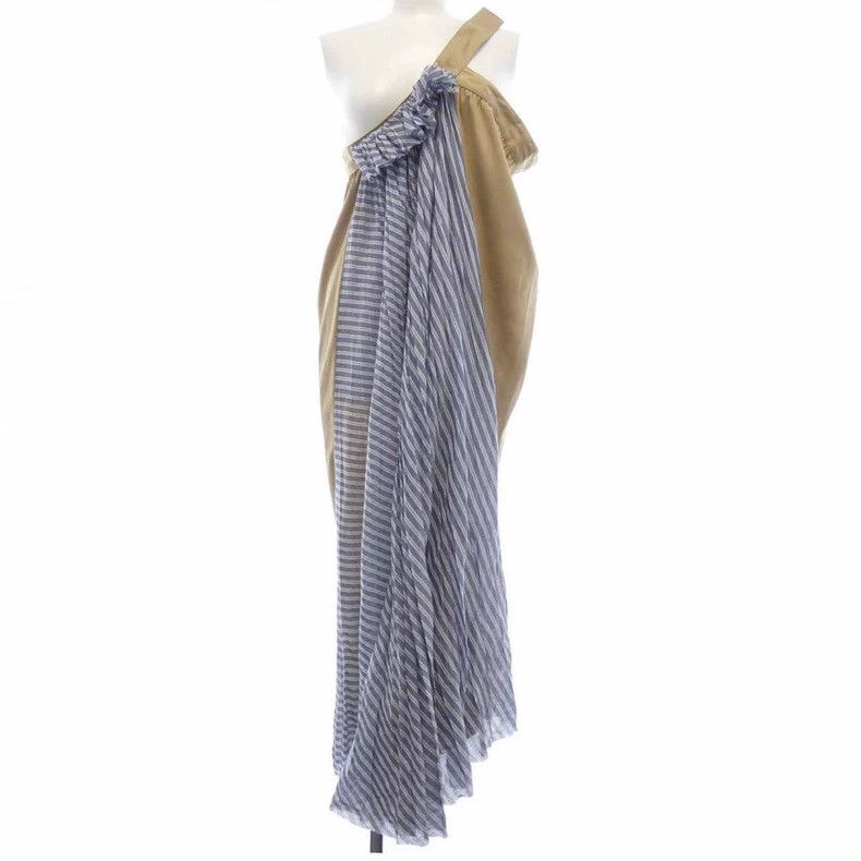 Yohji Yamamoto Yohji Yamamoto size 2 Vintage Striped Strap Dress 2506-Nex Size M / US 6-8 / IT 42-44 - 1 Thumbnail