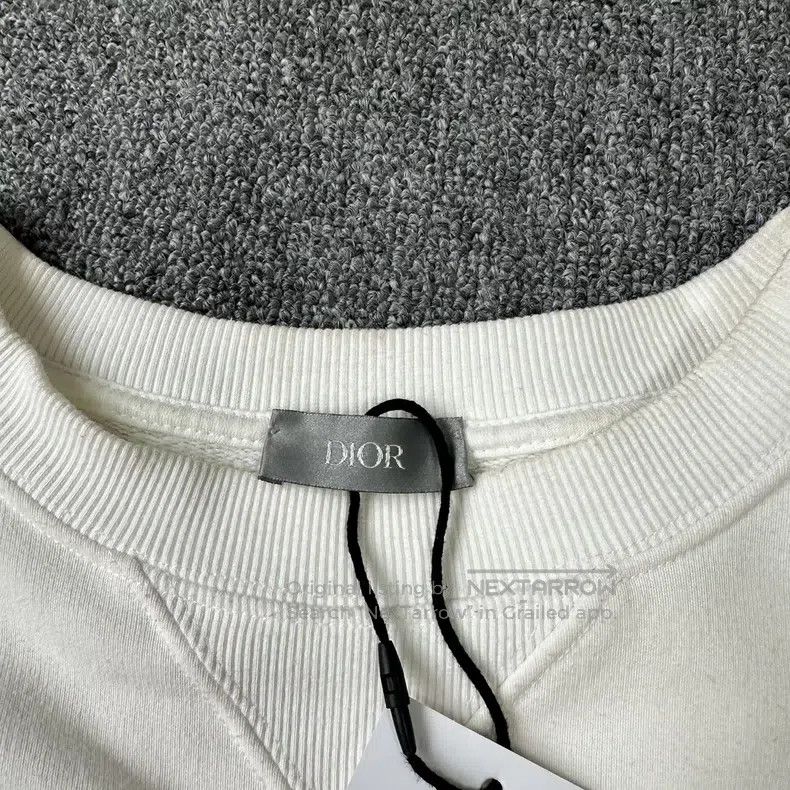 Dior Dior SS22 chest logo white cotton long sleeves Size US L / EU 52-54 / 3 - 4 Thumbnail