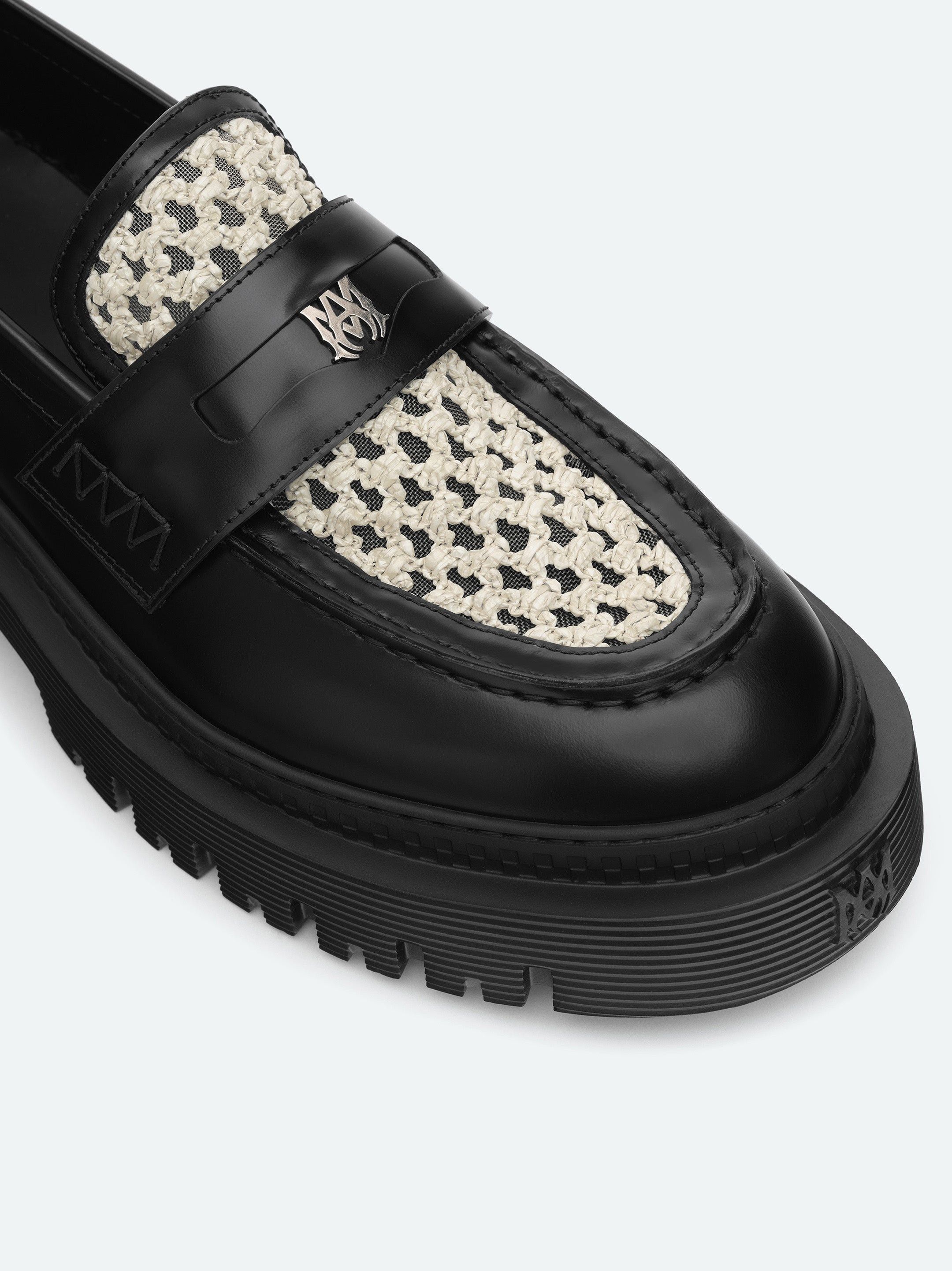 Amiri o1s1wg110525 Jumbo Loafers in Black/White Size US 10 / EU 43 - 5 Thumbnail