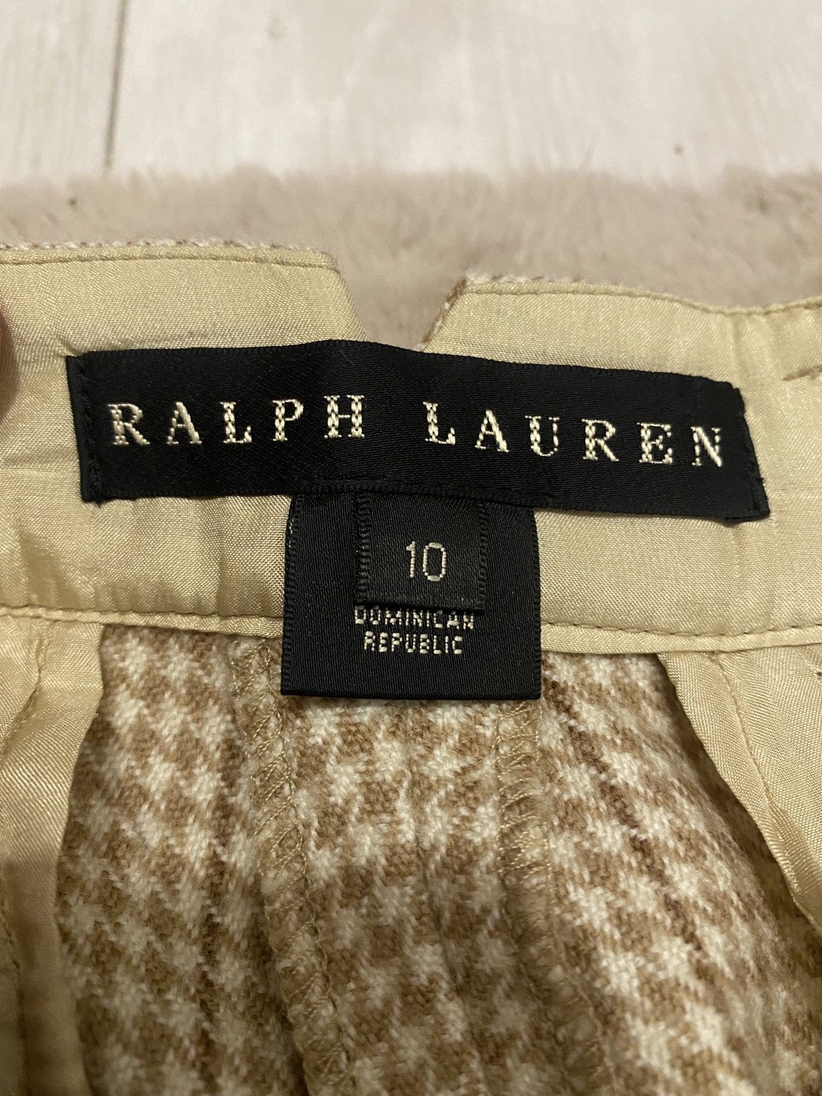 Ralph Lauren Black Label × Vintage Bell-bottom women wool Ralph lauren Black label trousers Size 32" / US 10 / IT 46 - 2 Thumbnail