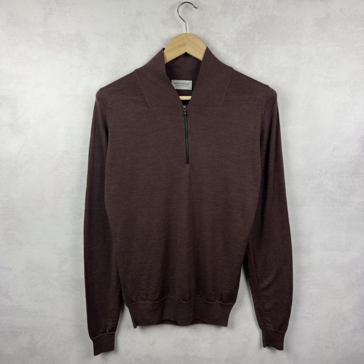John Smedley John Smedley Men’s 1/4 Zip Merino Wool Sweater Jumper Size S Size US S / EU 44-46 / 1 - 1 Thumbnail