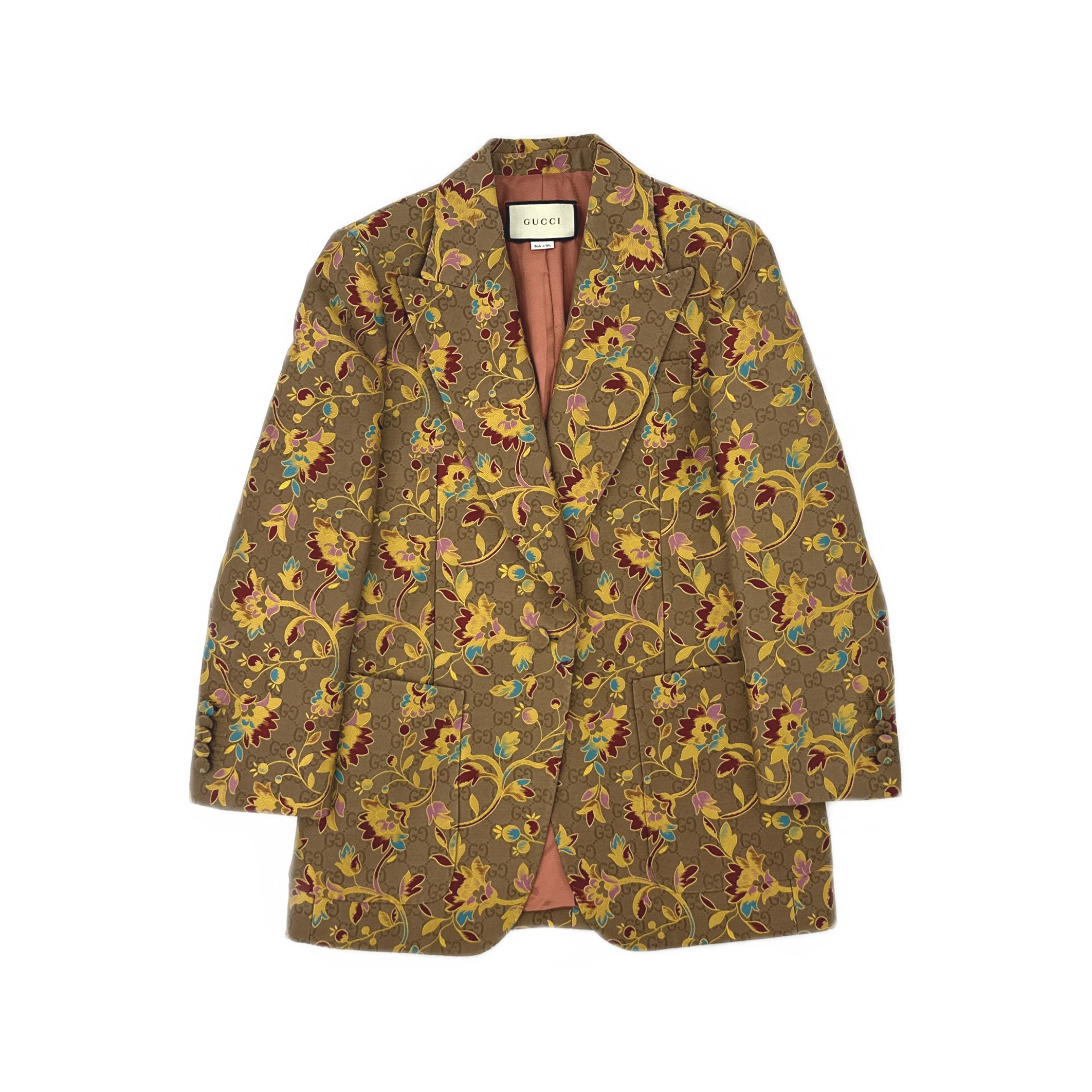 Gucci Gucci Floral Print Blazer Size 40 Size S / US 4 / IT 40 - 1 Thumbnail