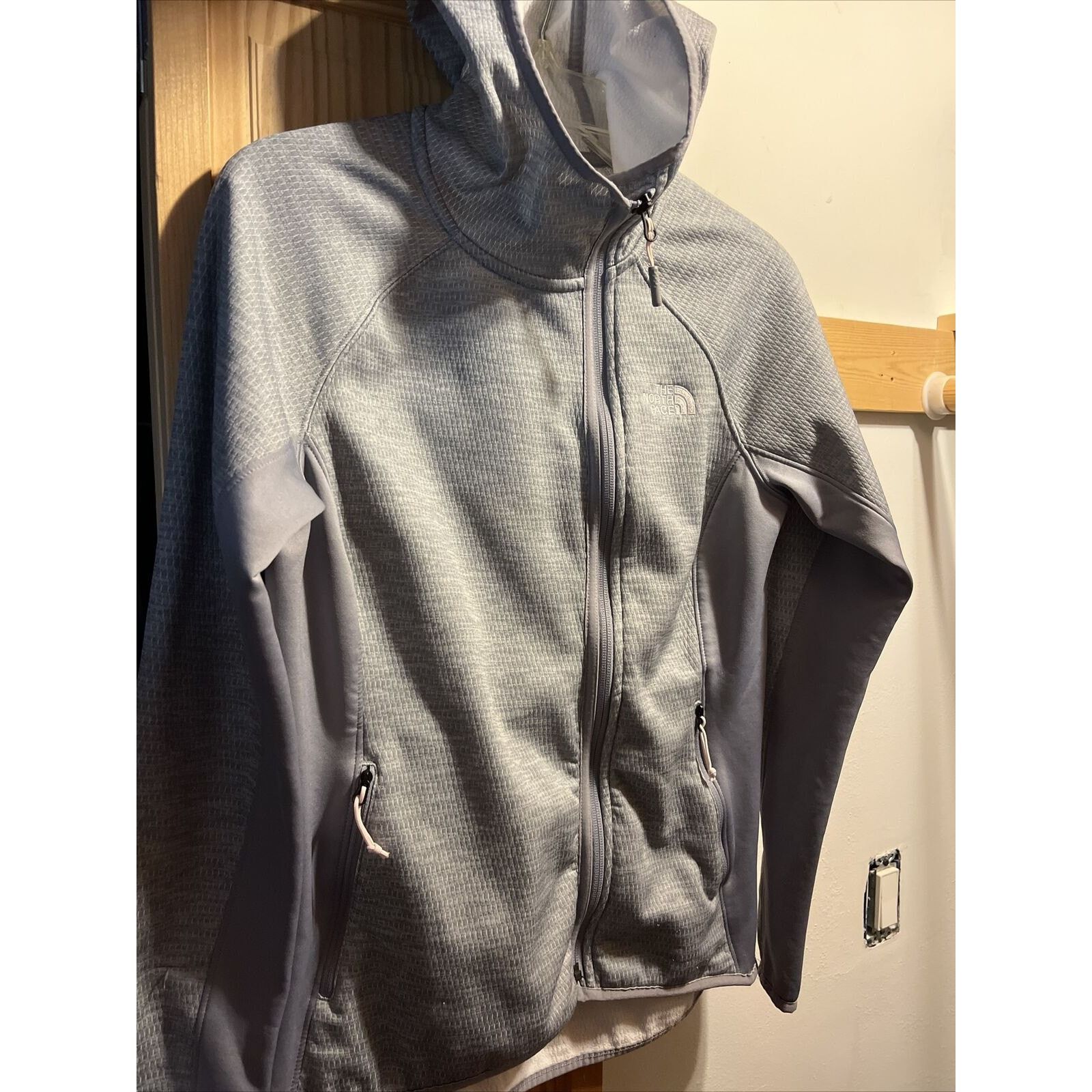 The North Face The North Face Womens M Gray LS Polyester Windbreaker Jacket Size M / US 6-8 / IT 42-44 - 7 Thumbnail